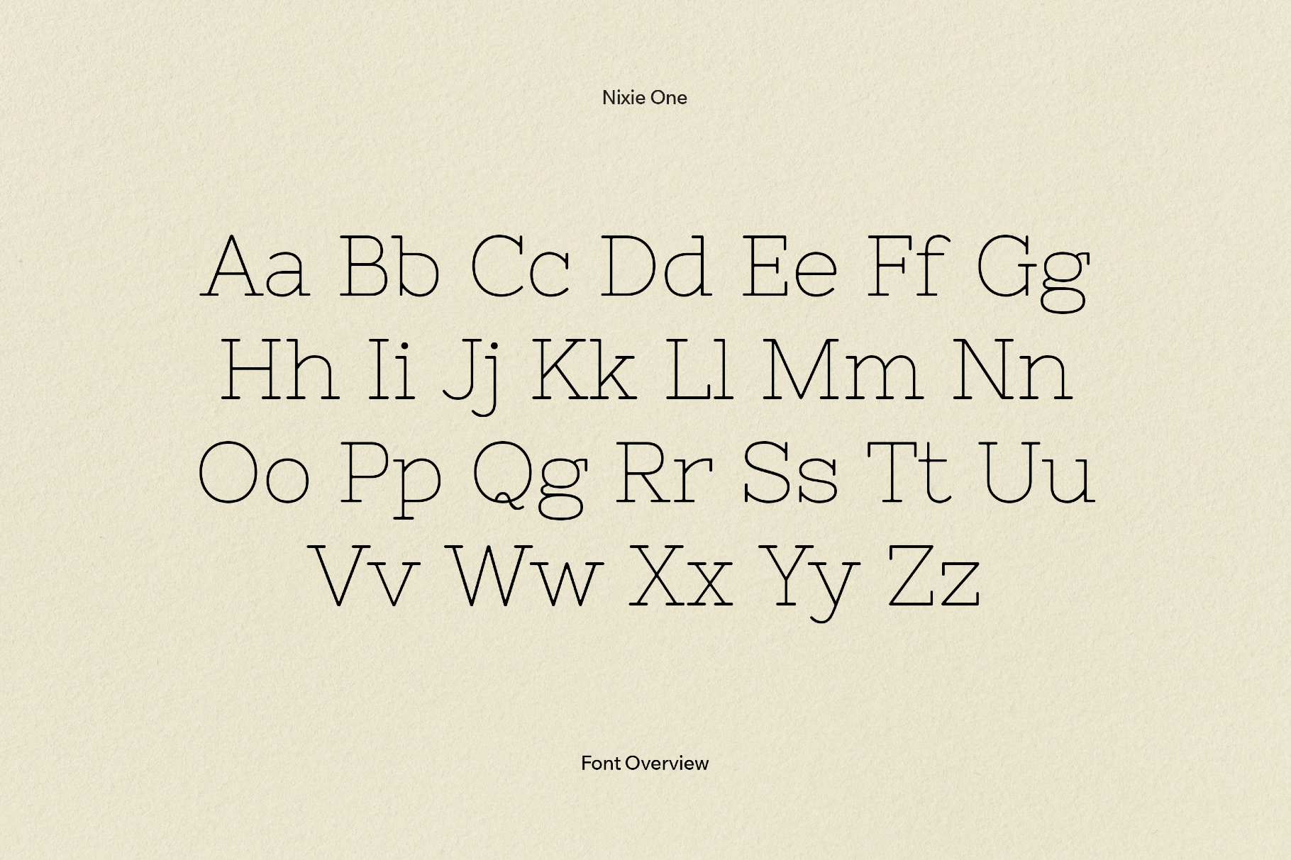 Nixie One Typewriter