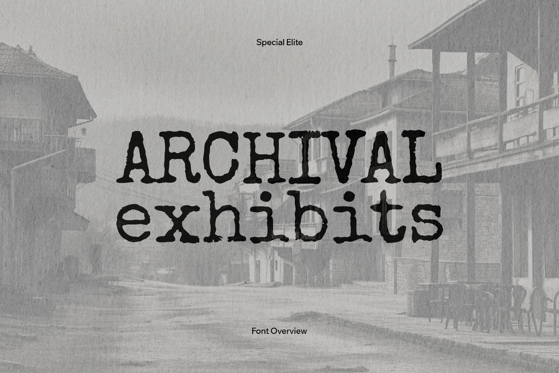 Special Elite Font