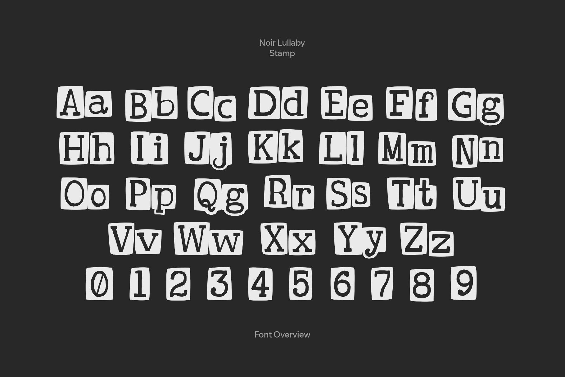 Noir Lullaby | Typewriter Font