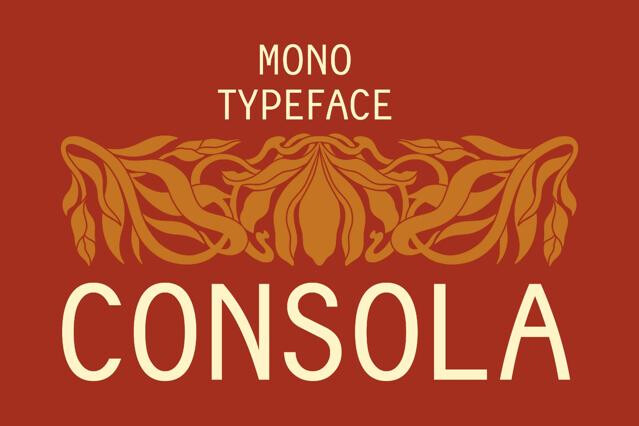 Consola Mono Typeface