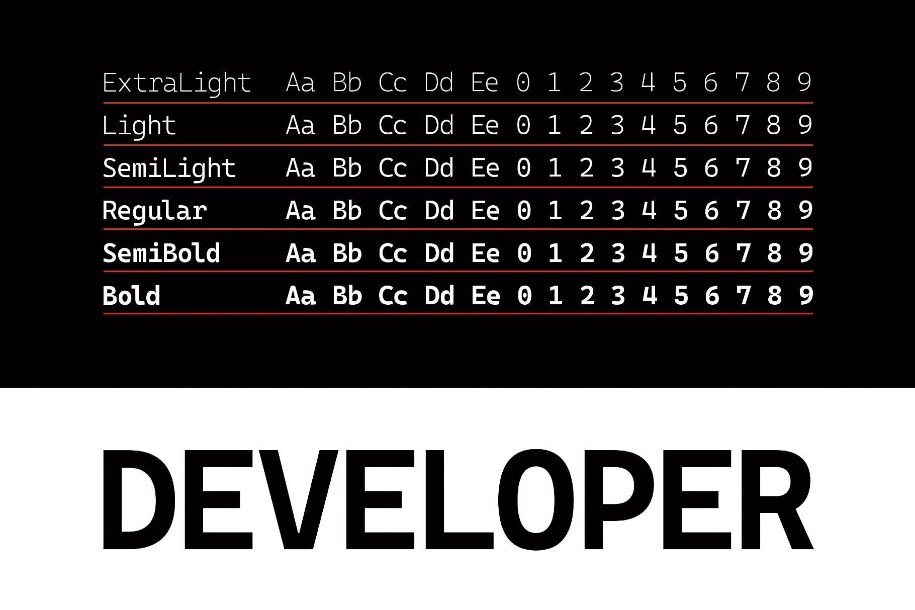 Cascadia Code Typeface