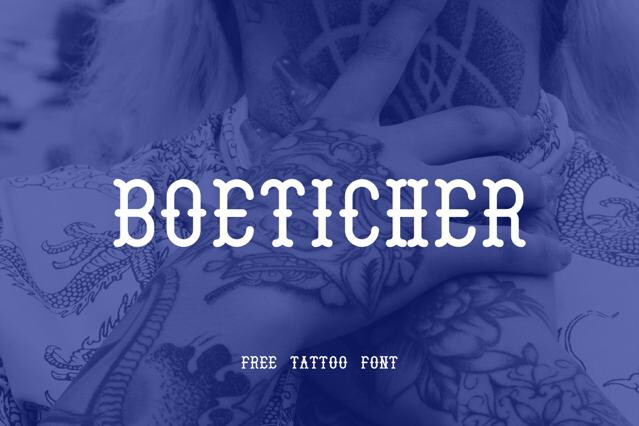 Boeticher Modern Sailor Font