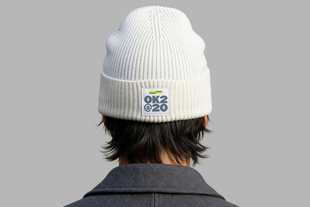 Beanie Label Mockup