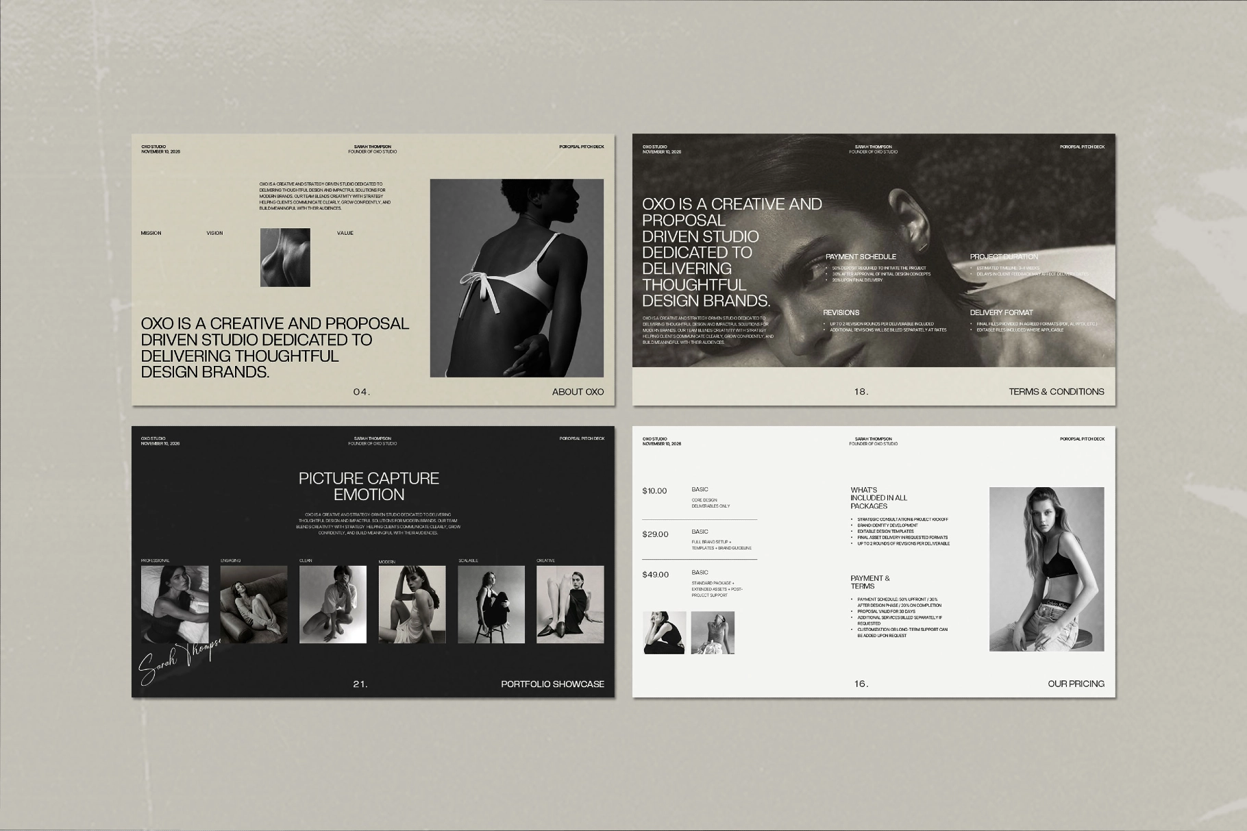 OXO | Proposal Deck Template