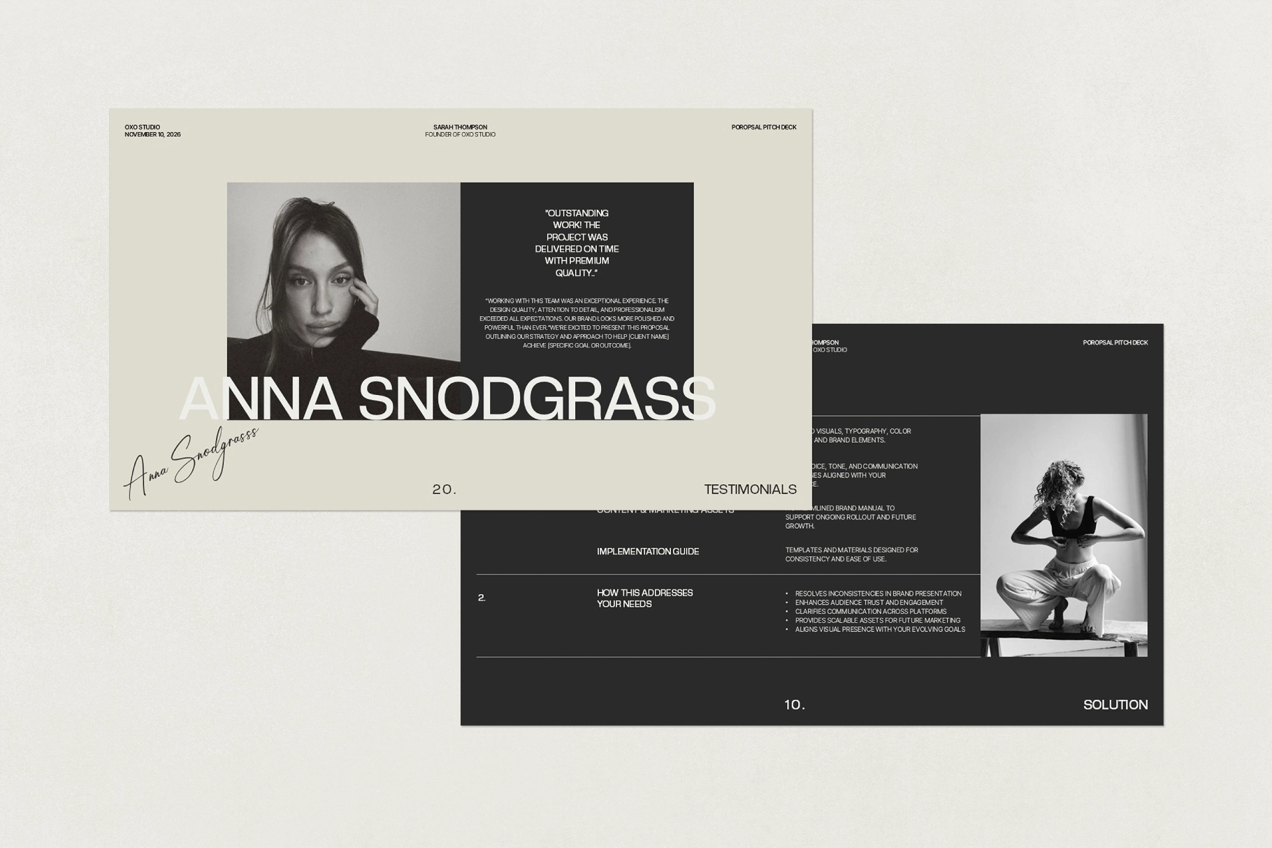 OXO | Proposal Deck Template