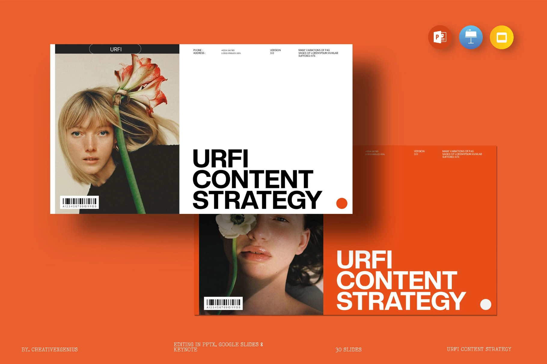 URFI - Content Strategy Presentation Template