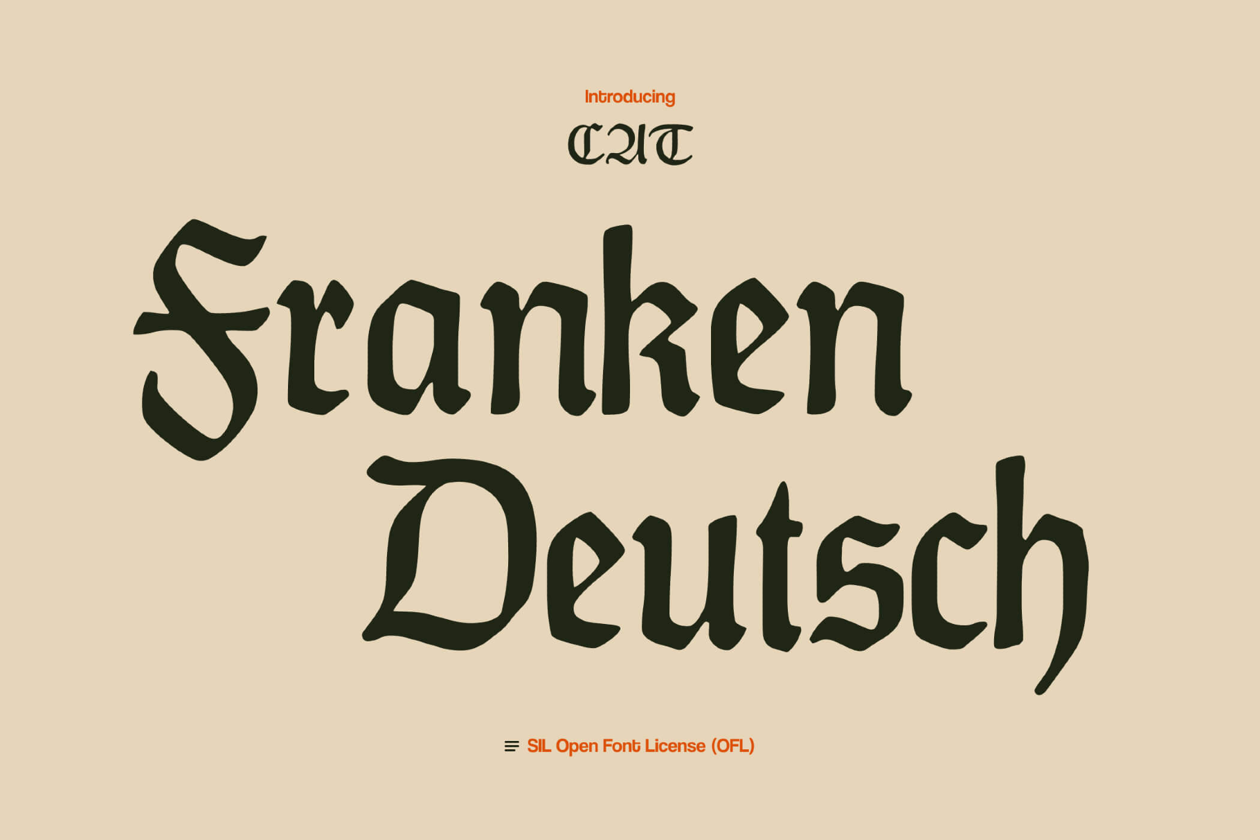 CAT FrankenDeutsch Gothic Font