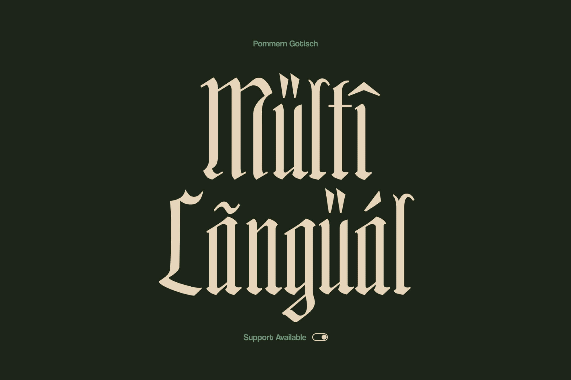 Hofstaetten German Gothic Font Family