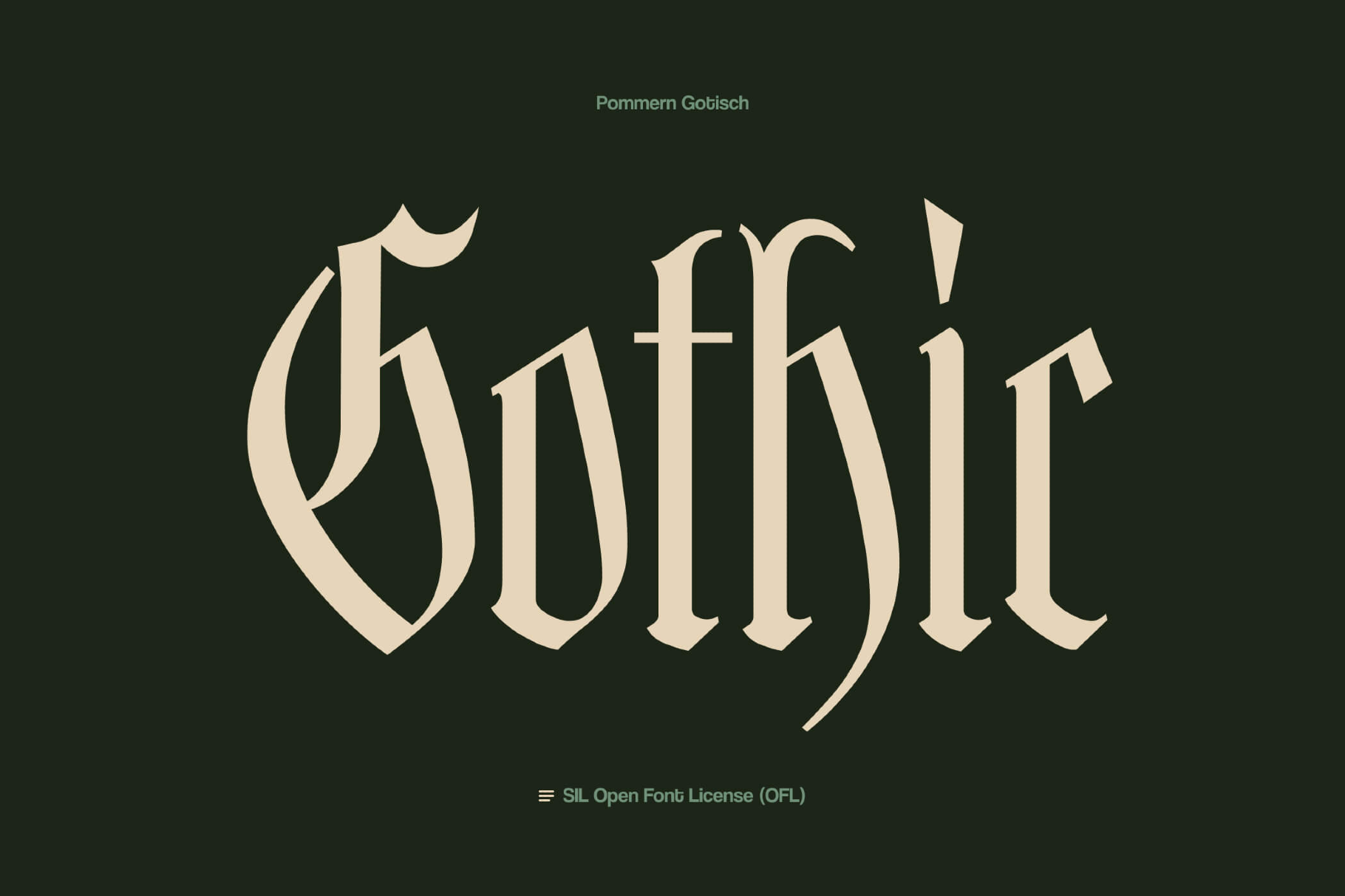 Hofstaetten German Gothic Font Family