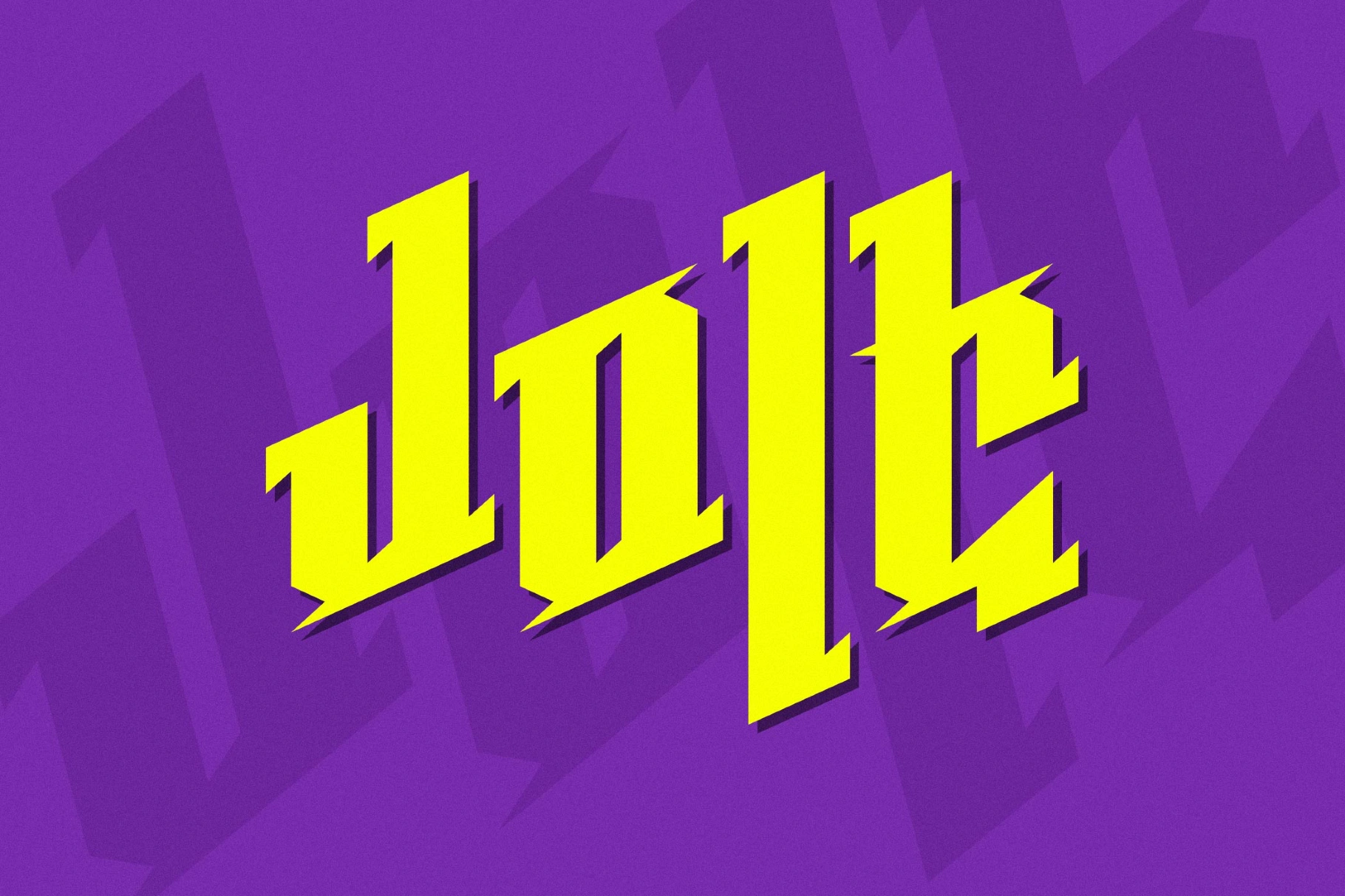Jolt 80s Gothic Font