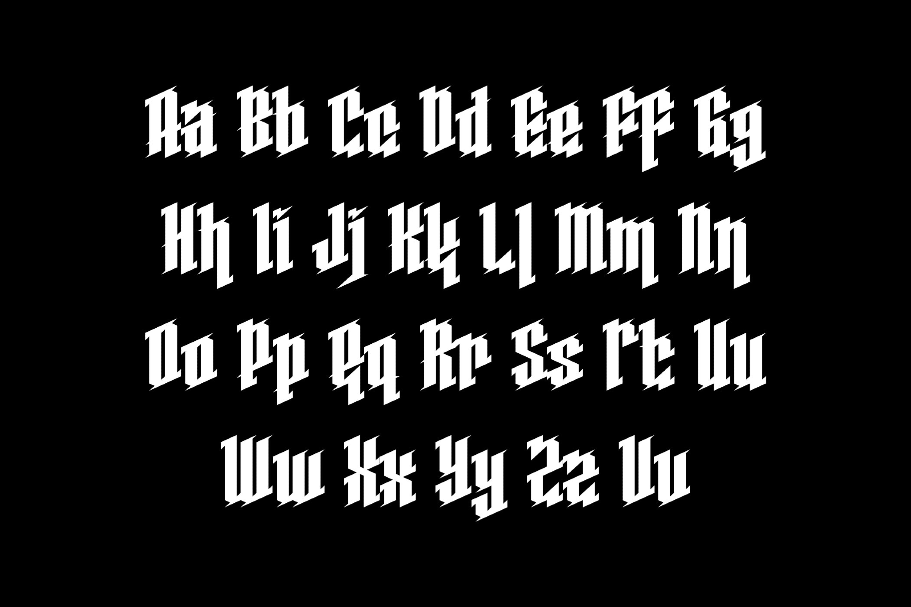 Jolt 80s Gothic Font