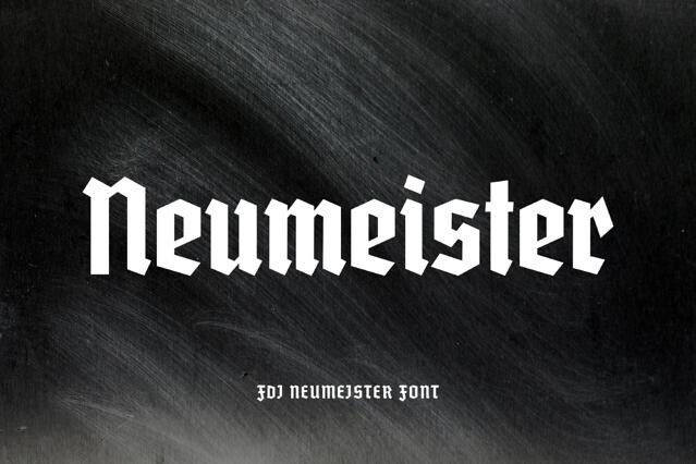 FDI Neumeister Font