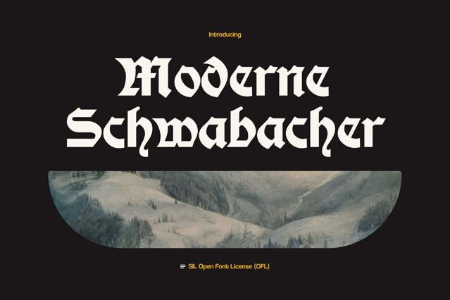 Modern Schwabacher Font Family