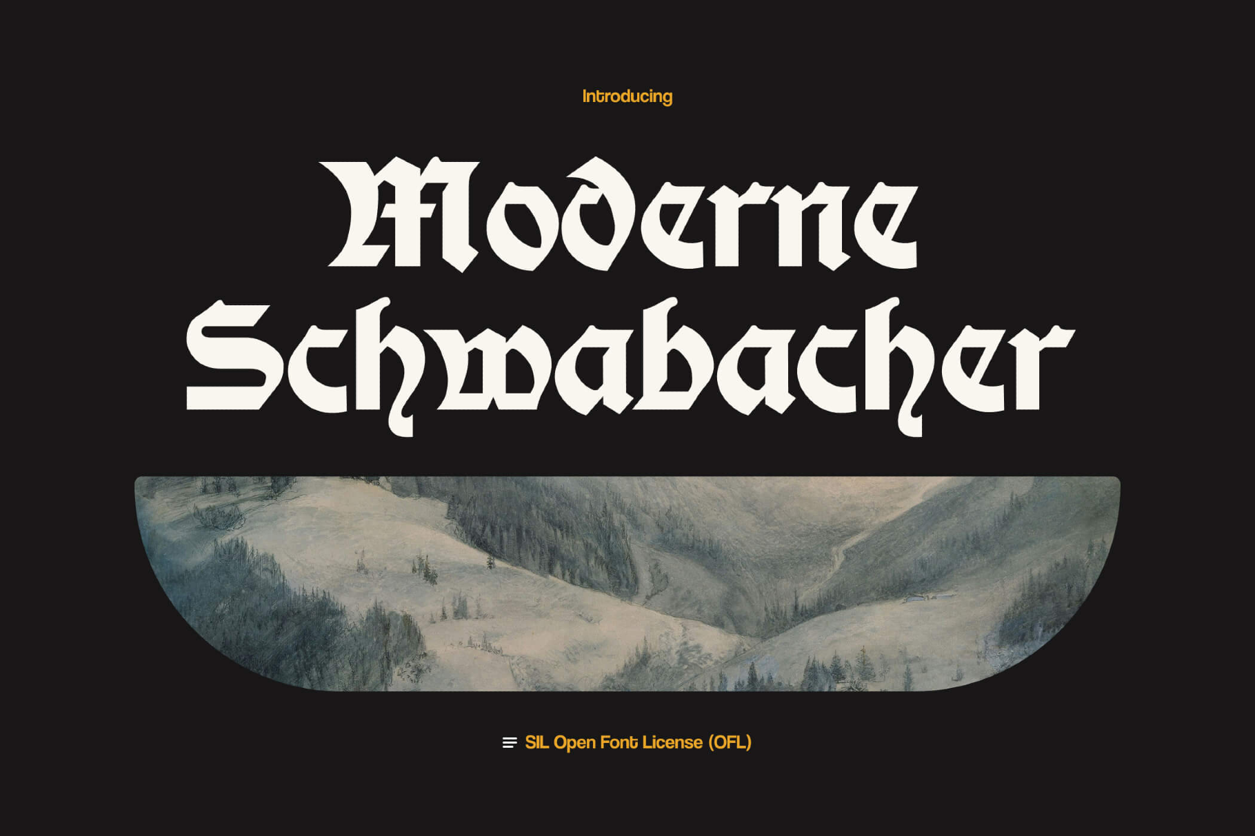 Modern Schwabacher Font Family