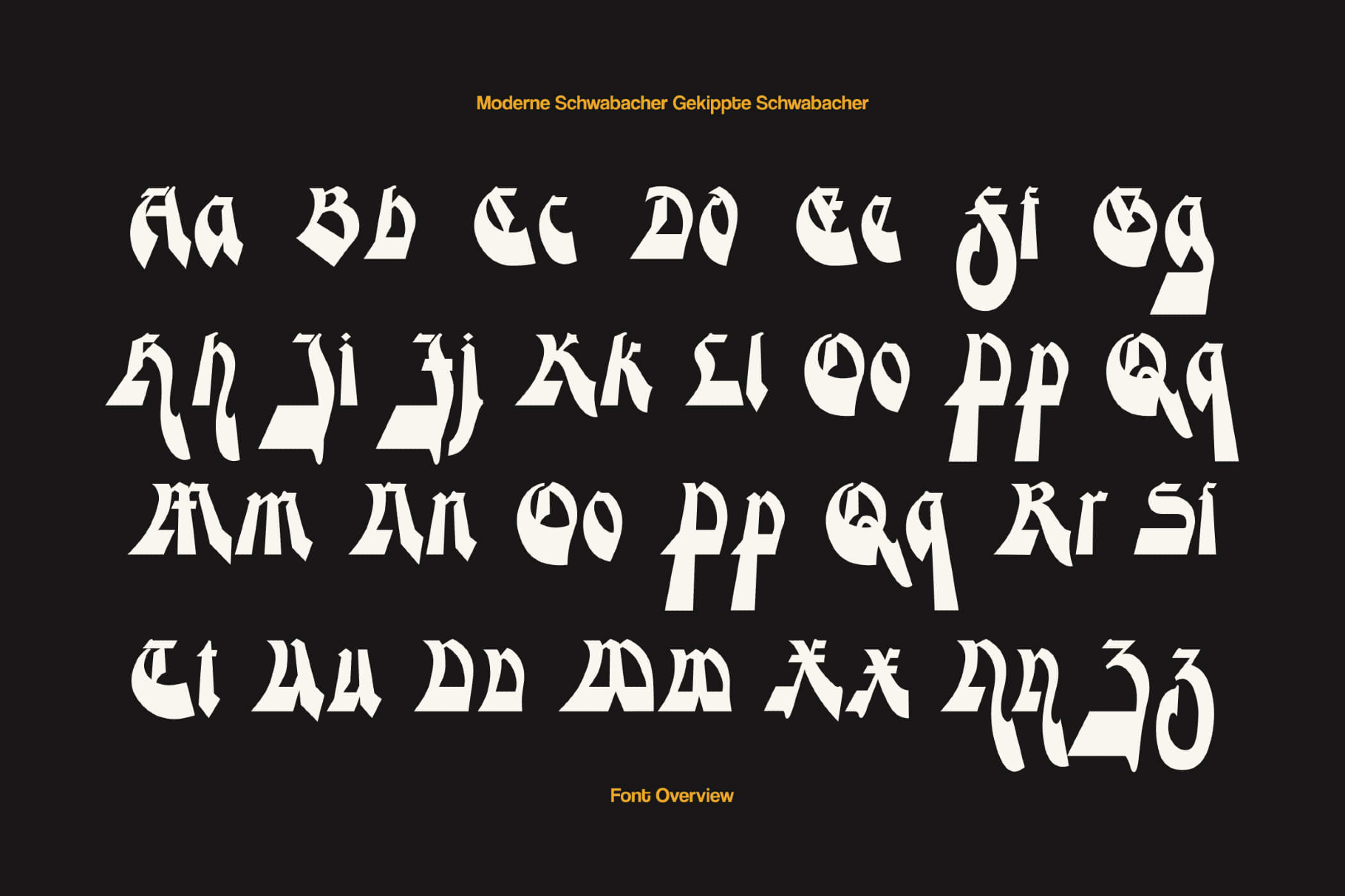 Modern Schwabacher Font Family