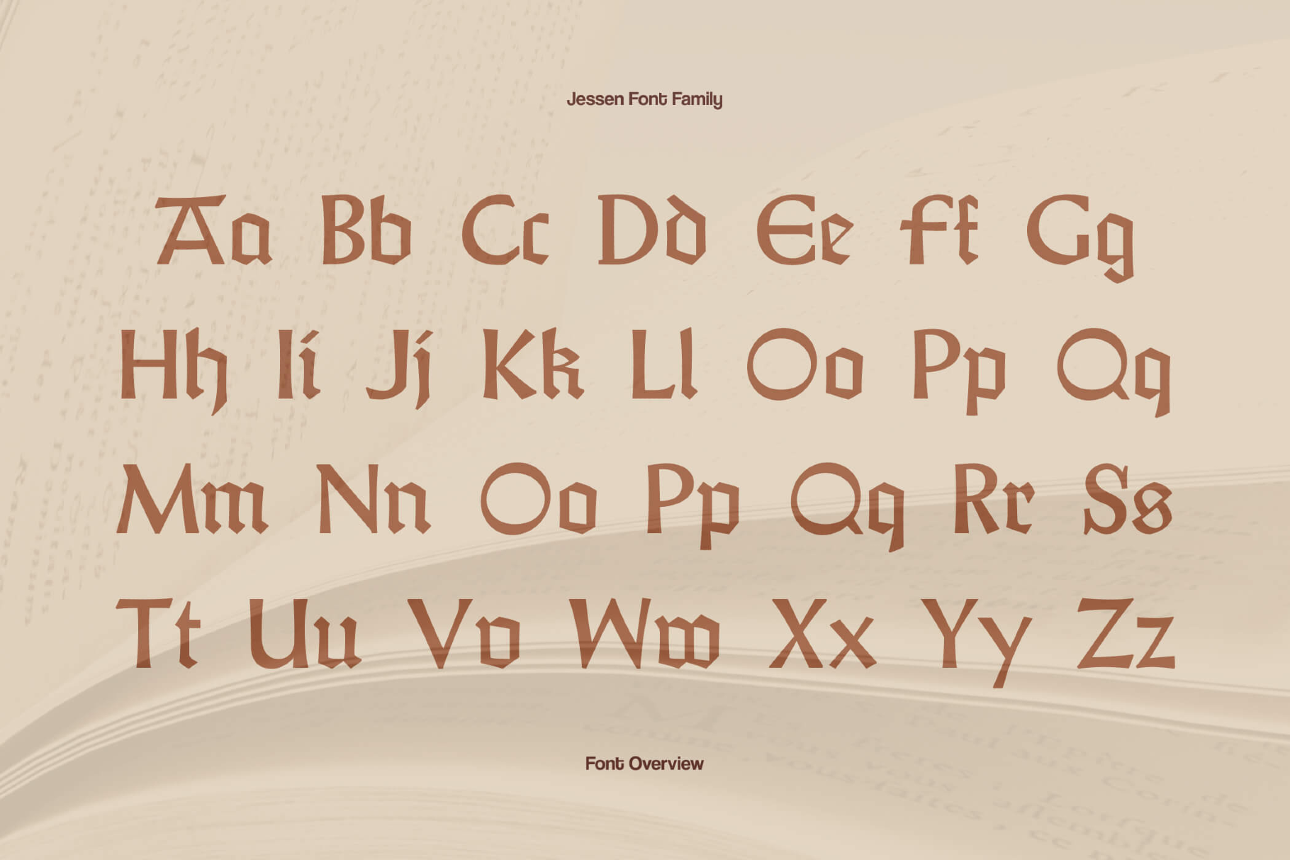 Jessen Tattoo Font Family