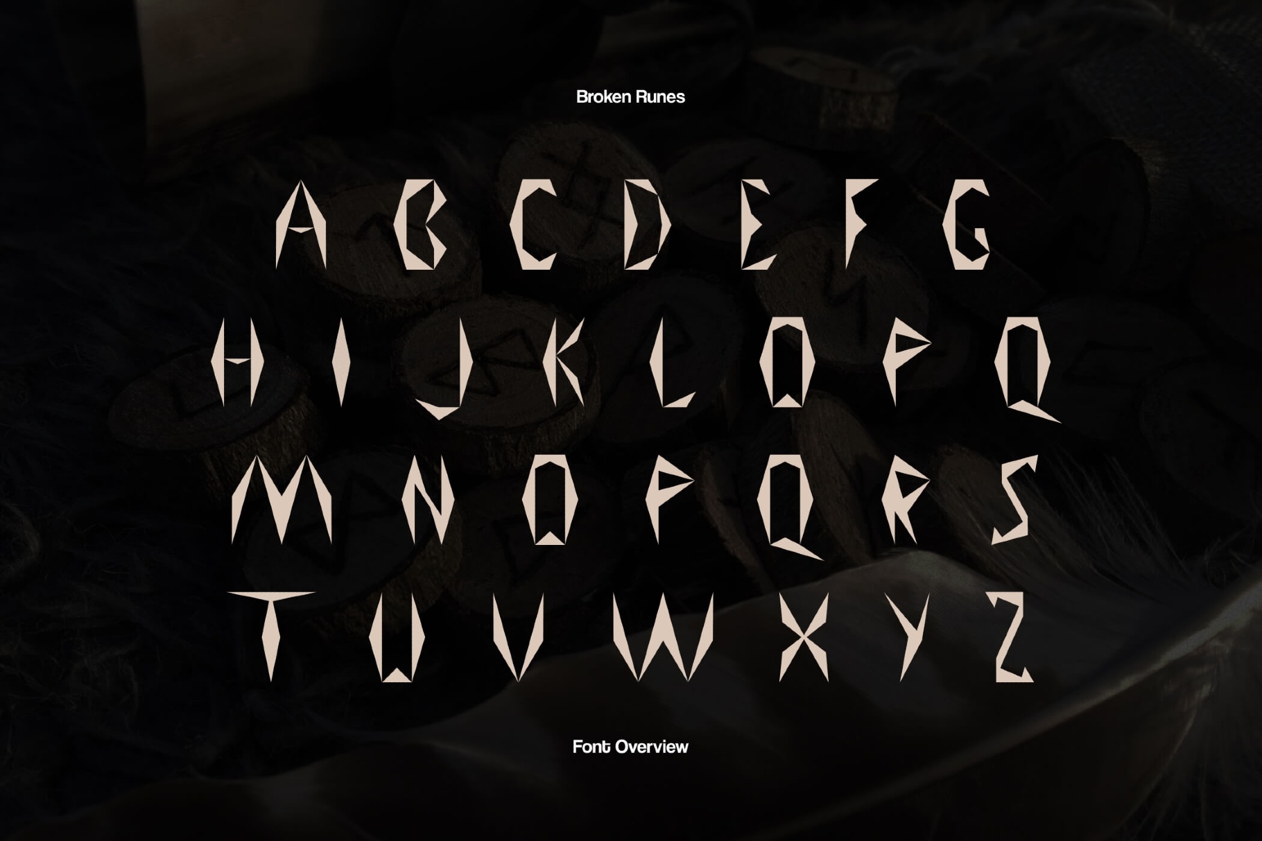 Broken Runes Font