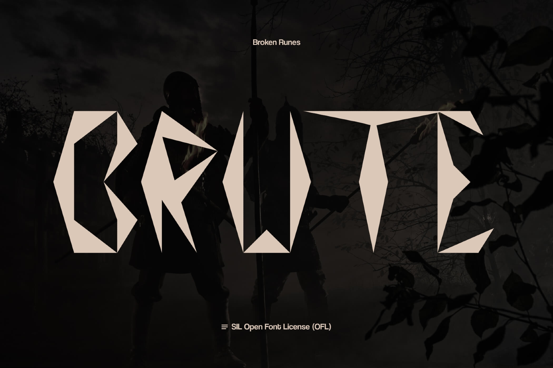 Broken Runes Font