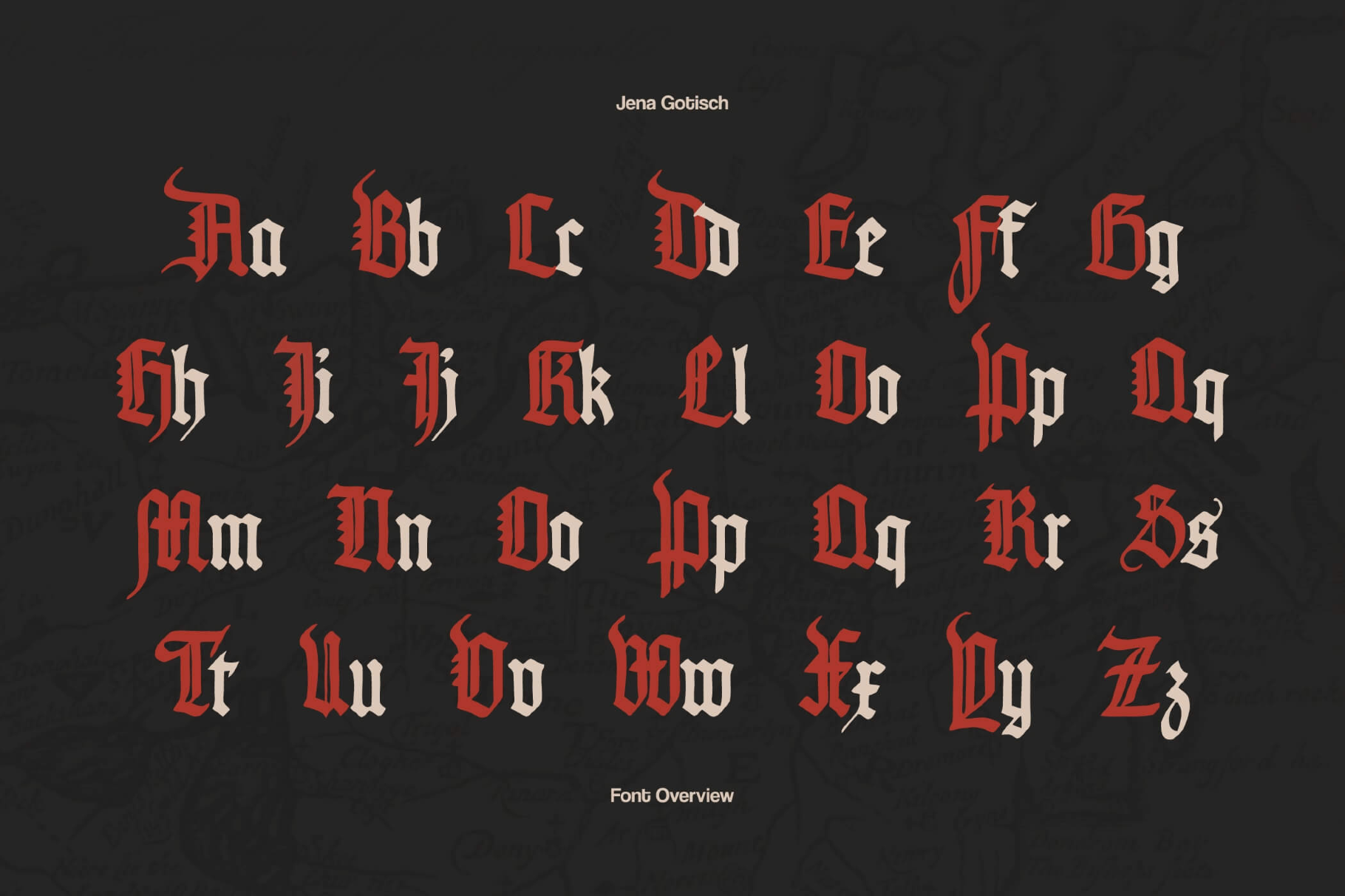 Jena Gothic Font