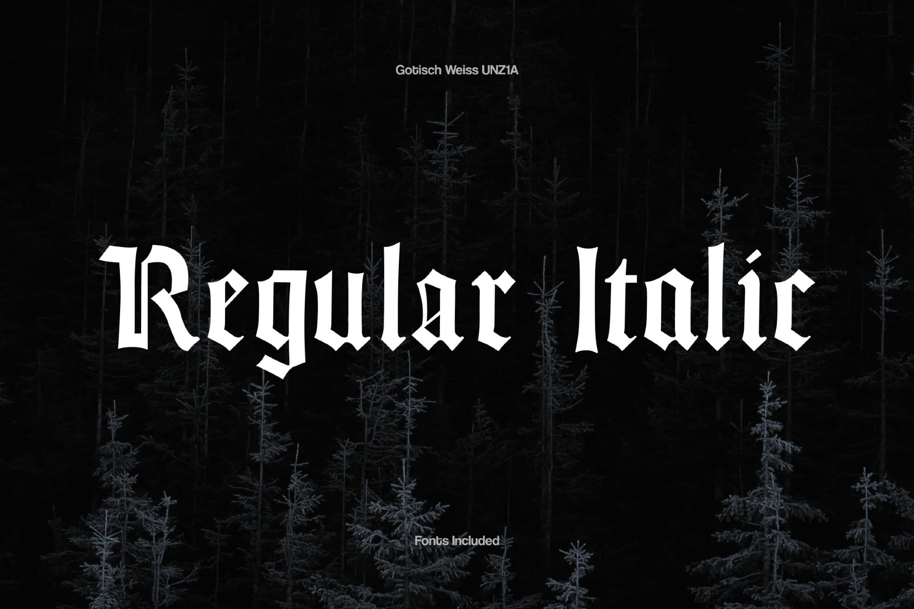 Gotisch Weiss Font Family