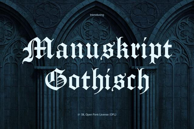 Manuskript Gothic Font