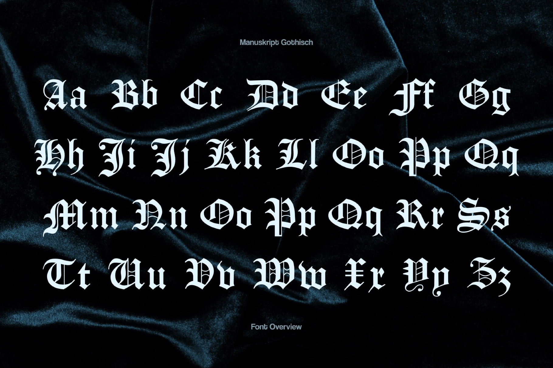 Manuskript Gothic Font