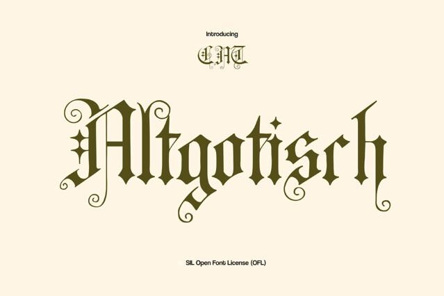 Altgotisch Blackletter Font