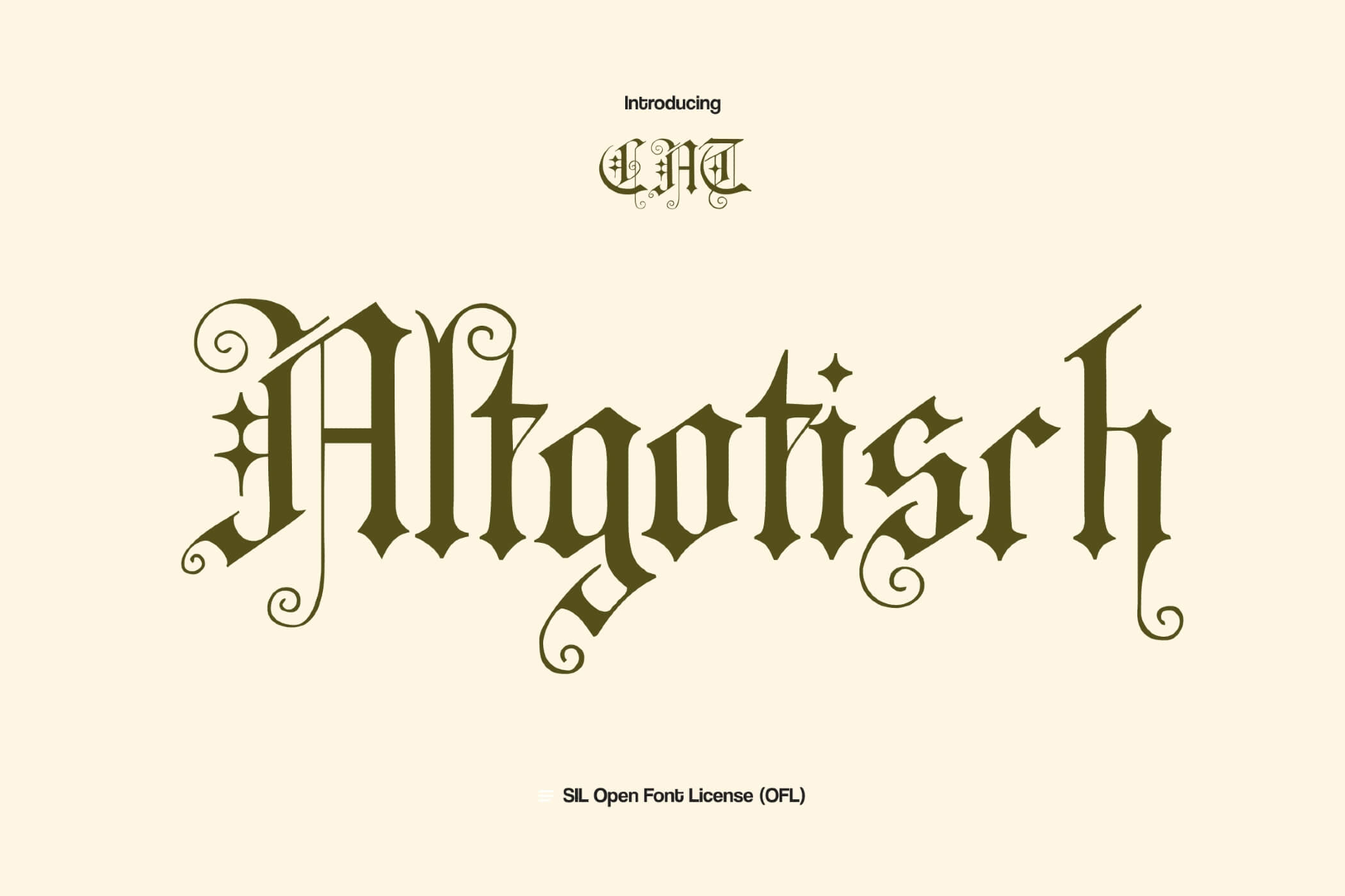 Altgotisch Blackletter Font