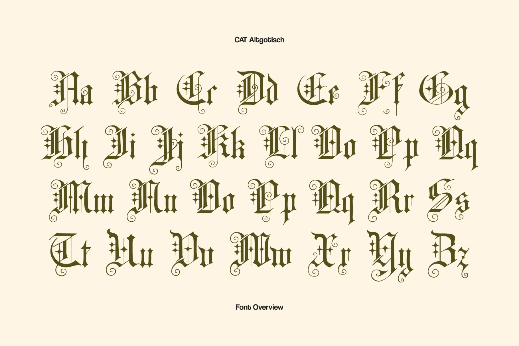 Altgotisch Blackletter Font