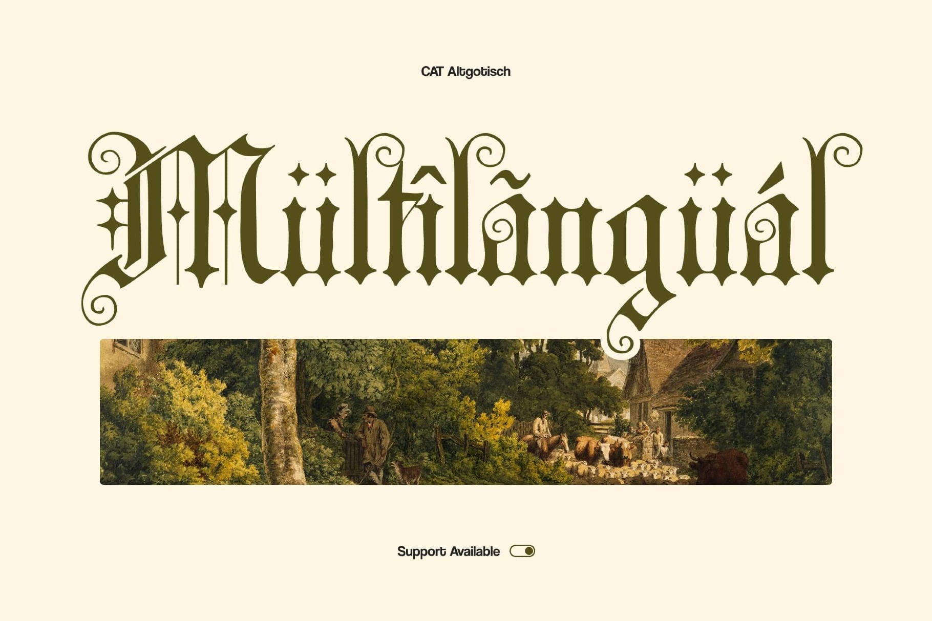 Altgotisch Blackletter Font
