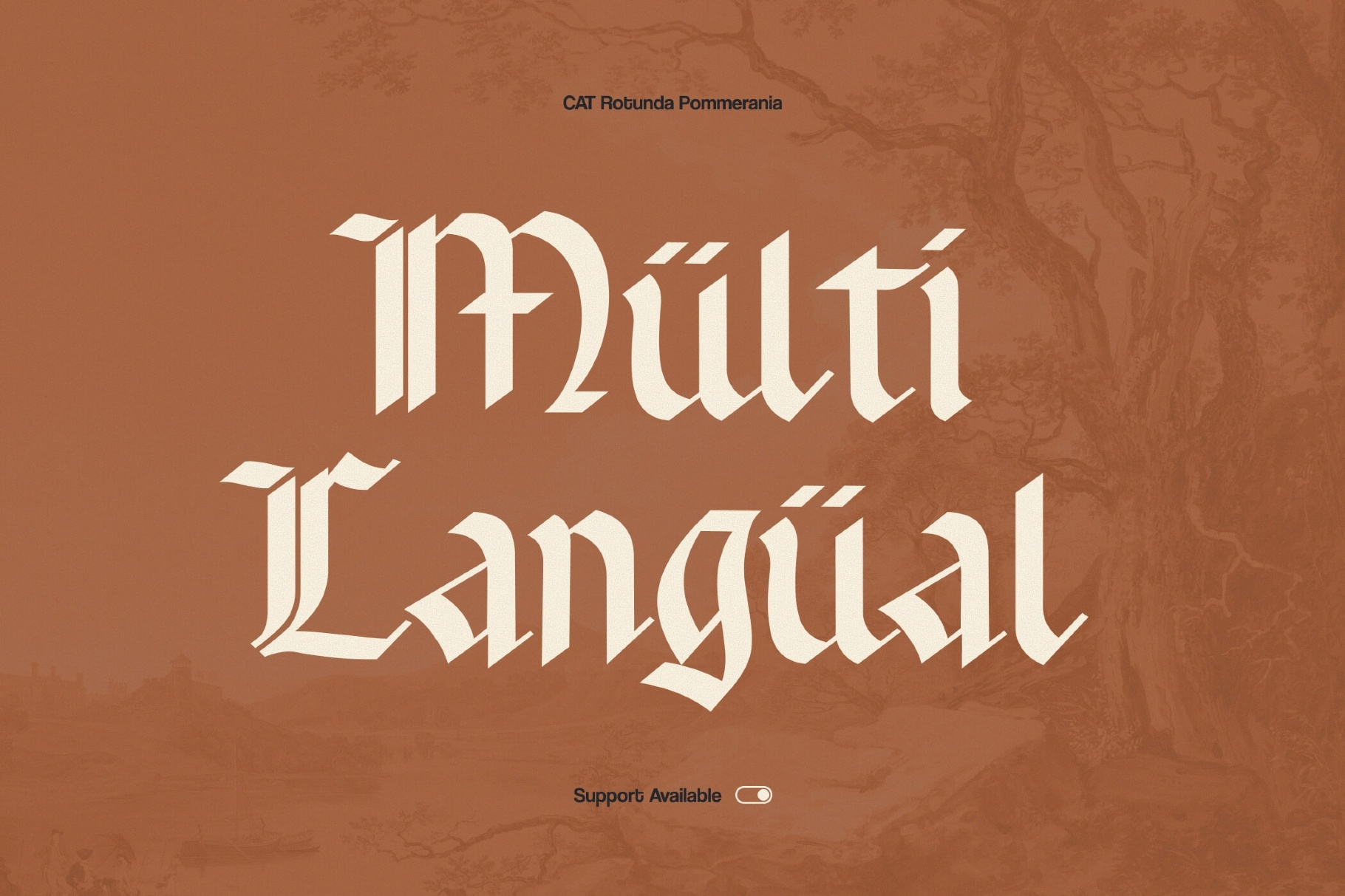 Rotunda Pommerania — Blackletter Font
