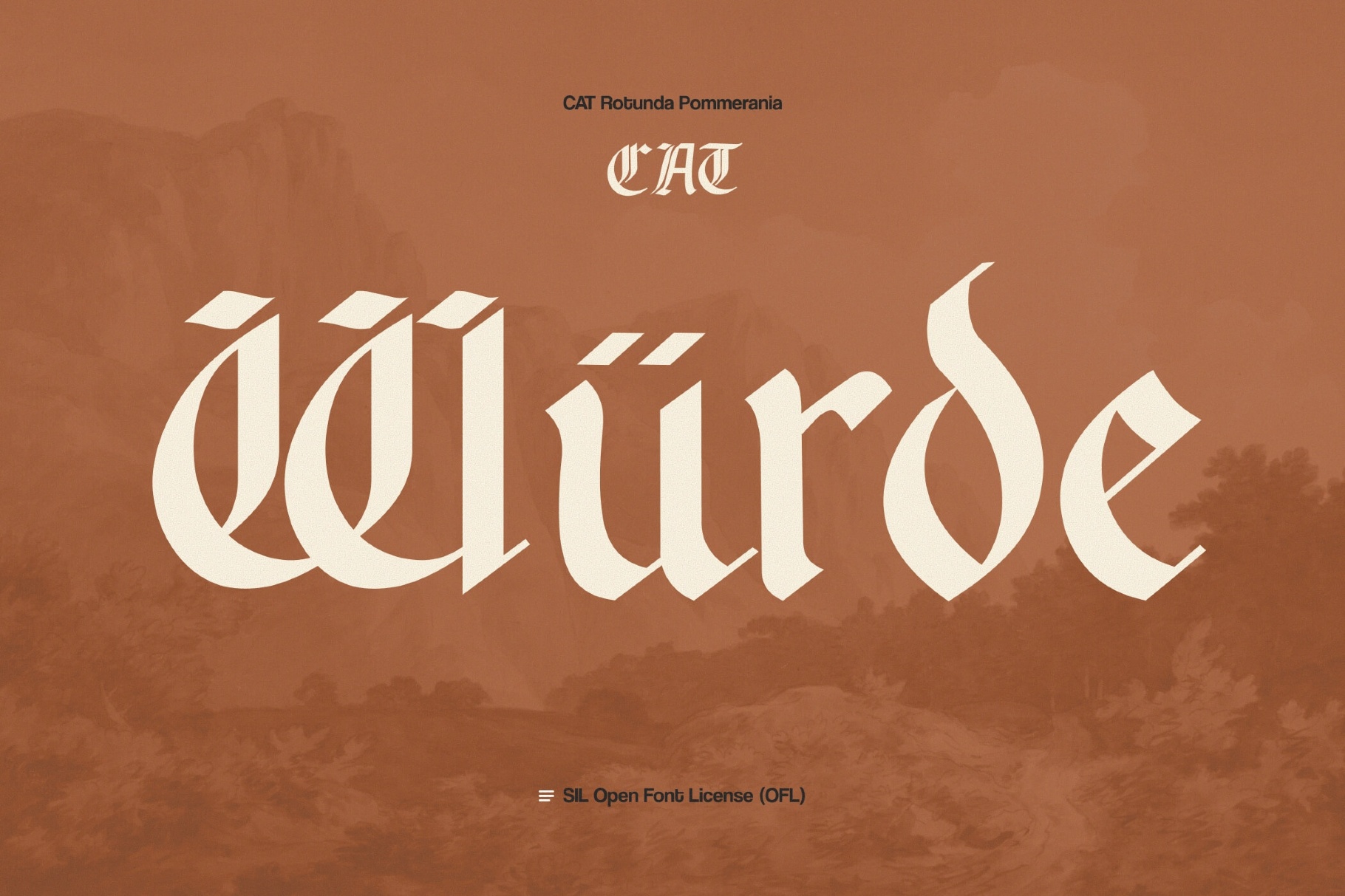 Rotunda Pommerania — Blackletter Font