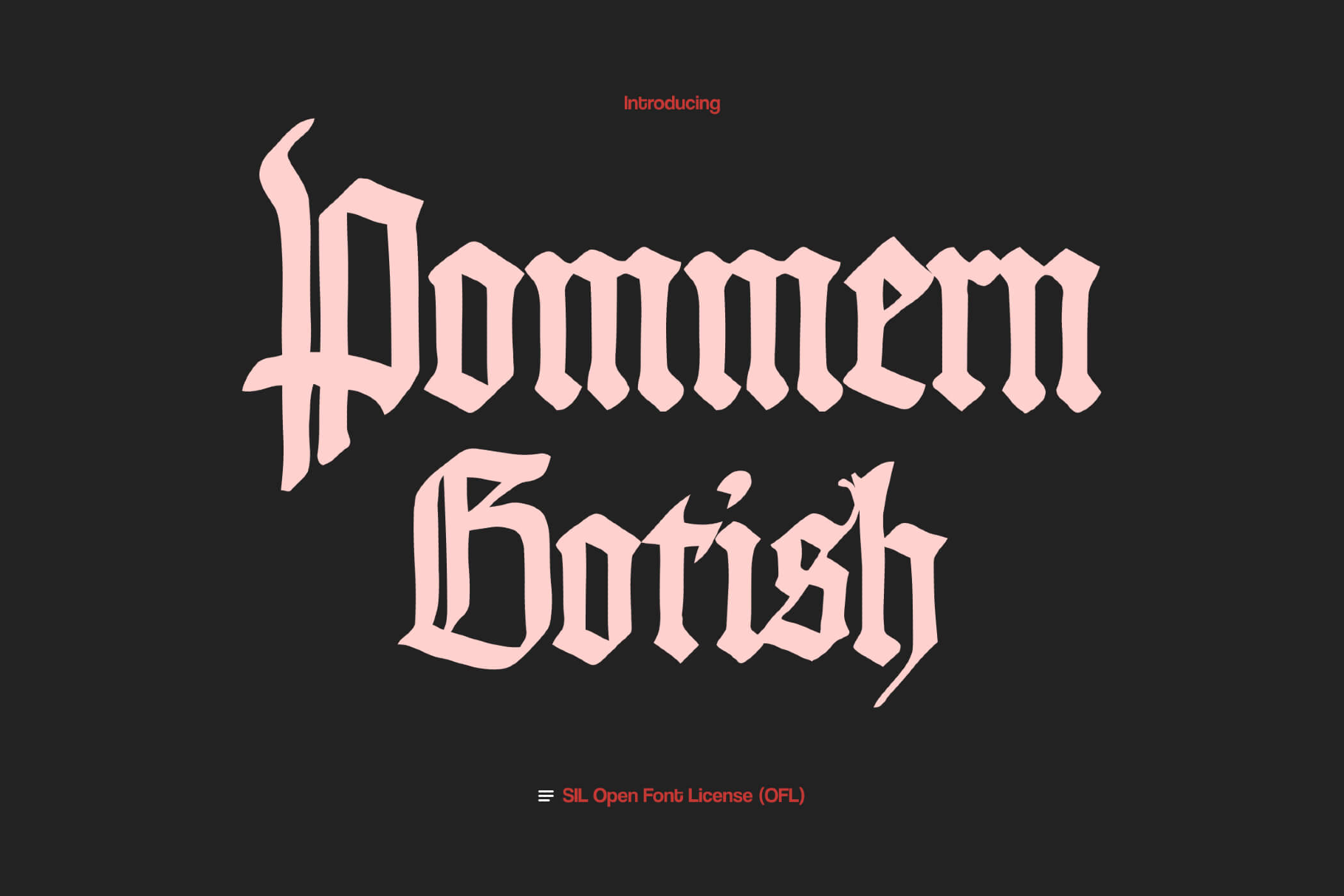 Pommern Gothic Font