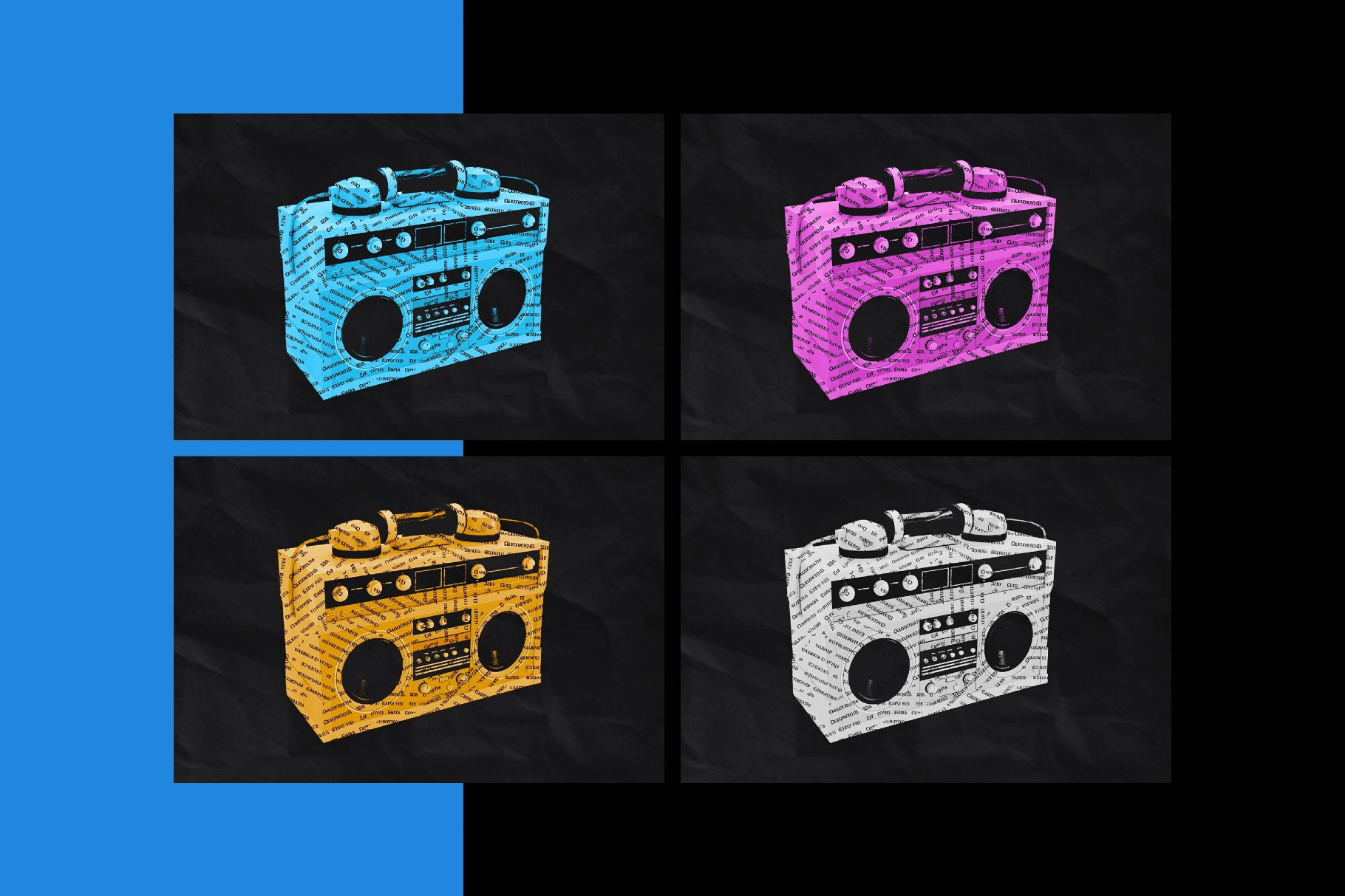 Typography Portrait Photo Effect