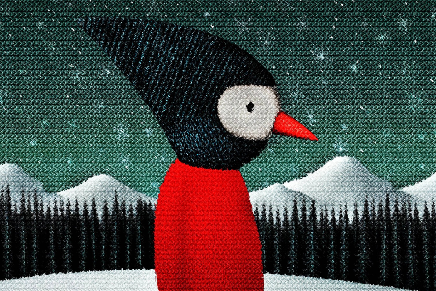 Knitted Photo Effect