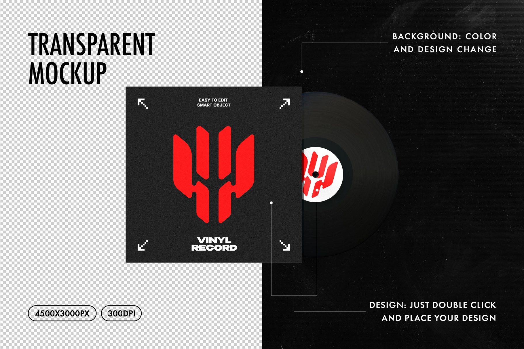 Vinyl Disc Mockups