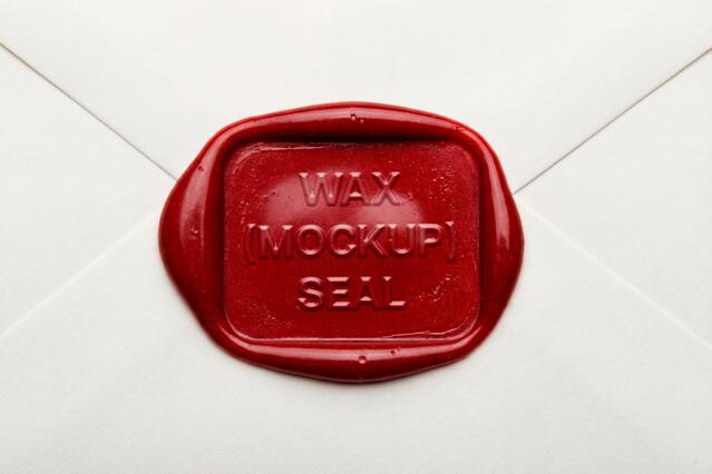 Wax Seal Mockup