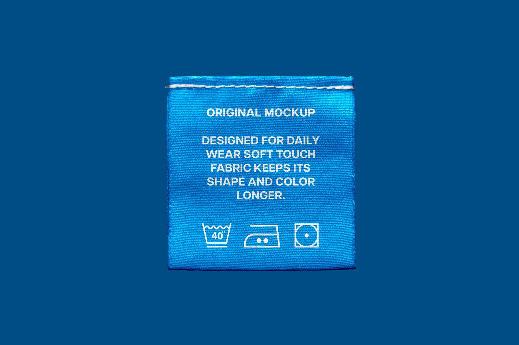 Quad Clothing Tag Mockup