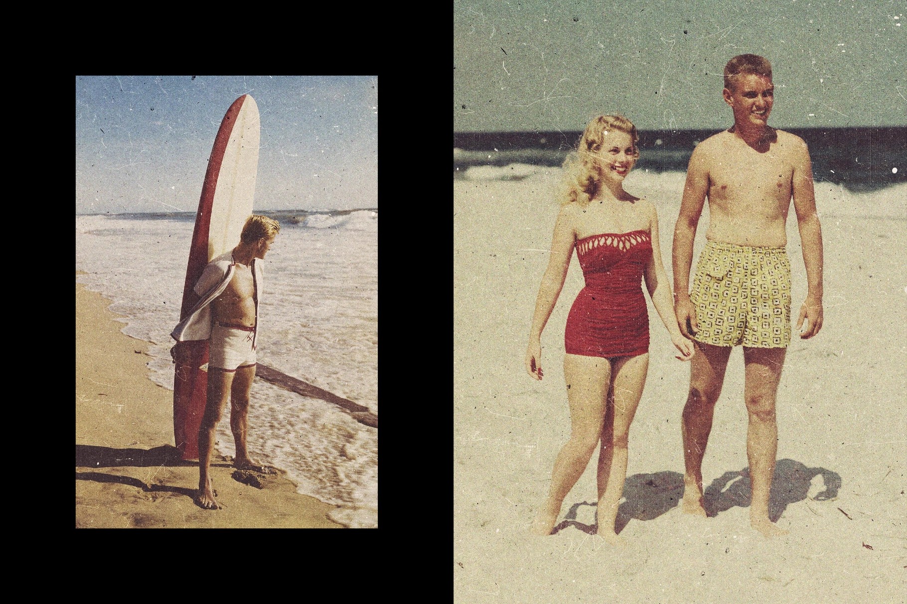 Faded Vintage Postcard Photo Effect