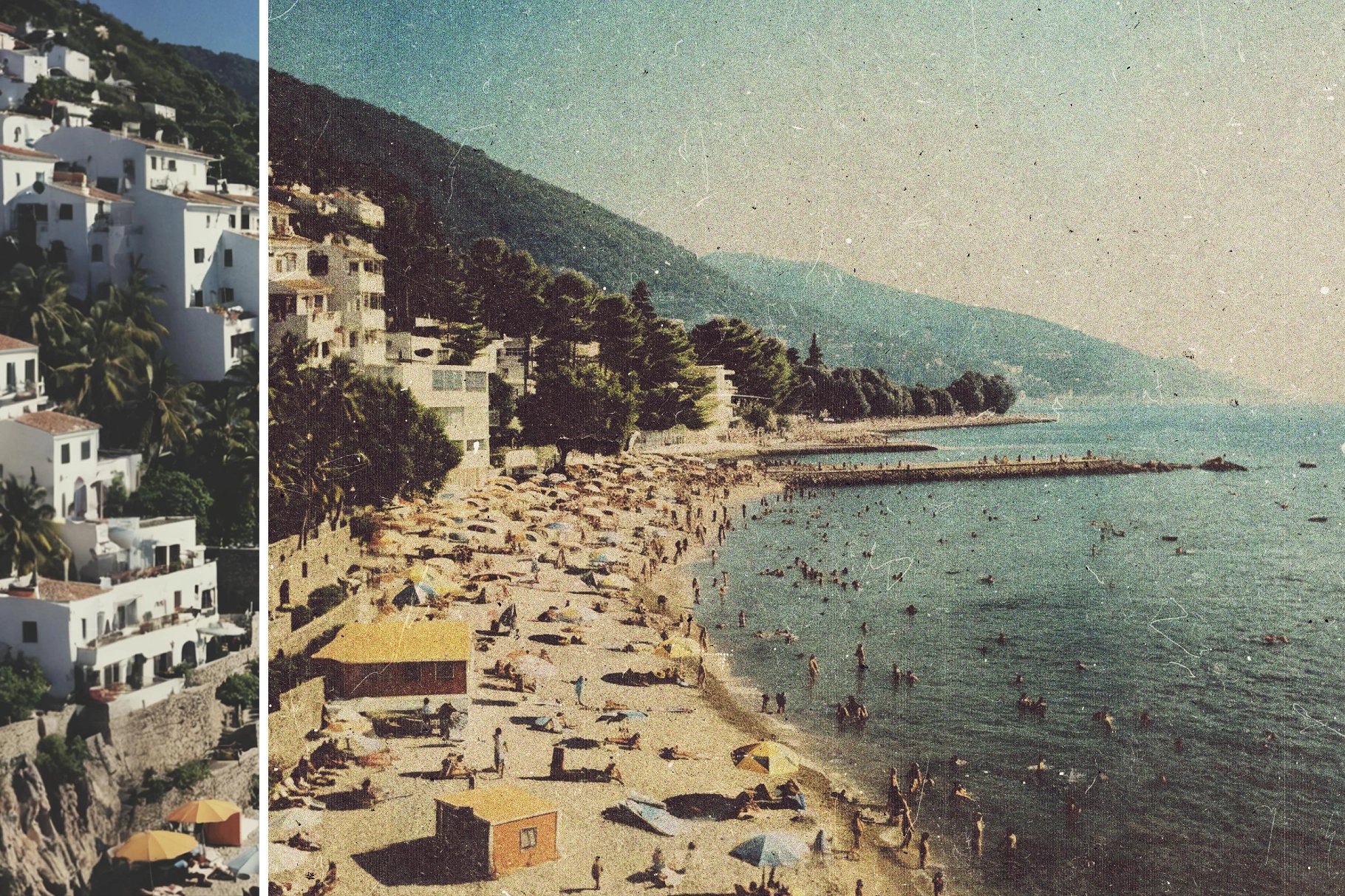 Faded Vintage Postcard Photo Effect