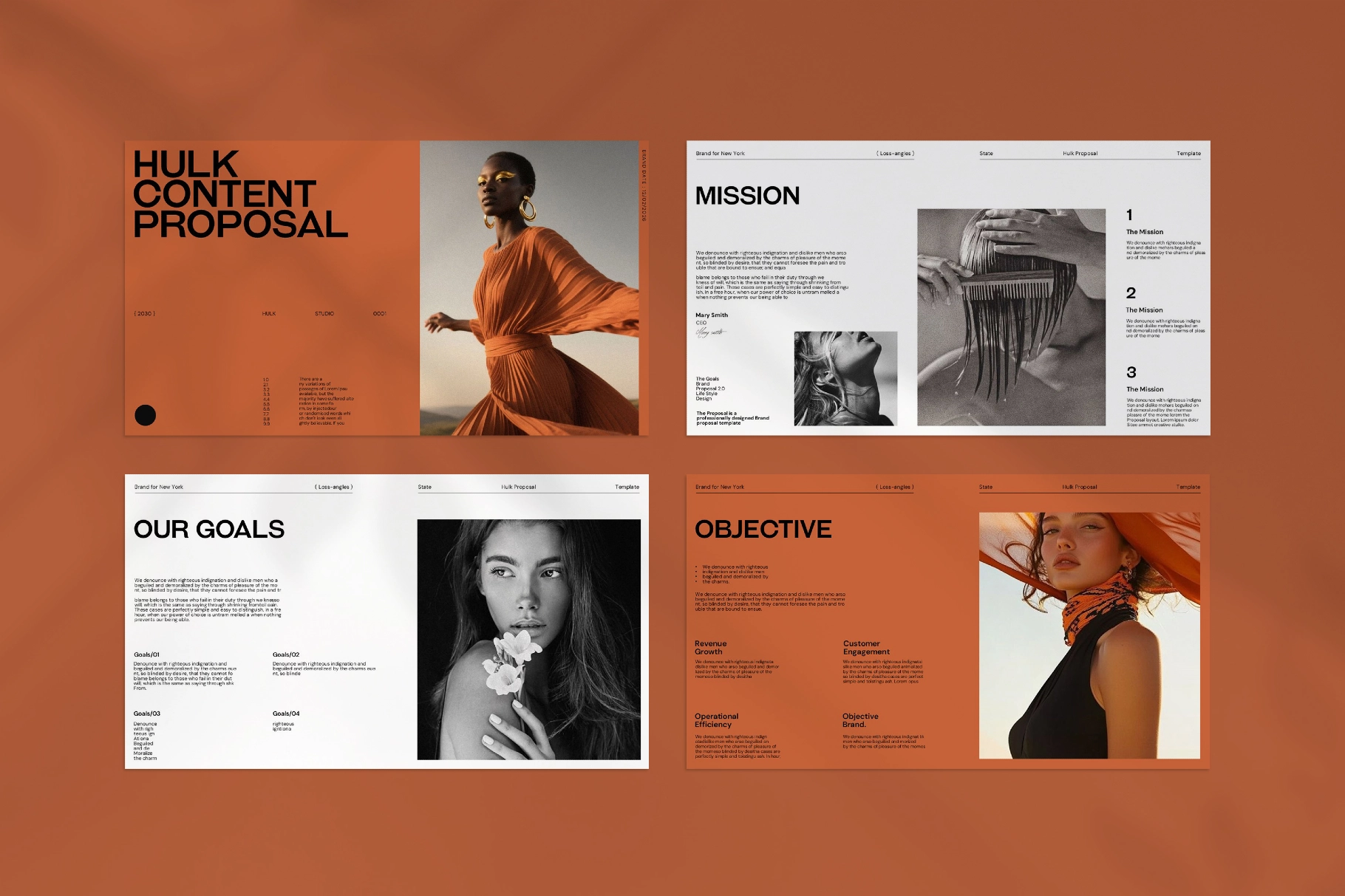 HULK/Content Proposal Presentation Template