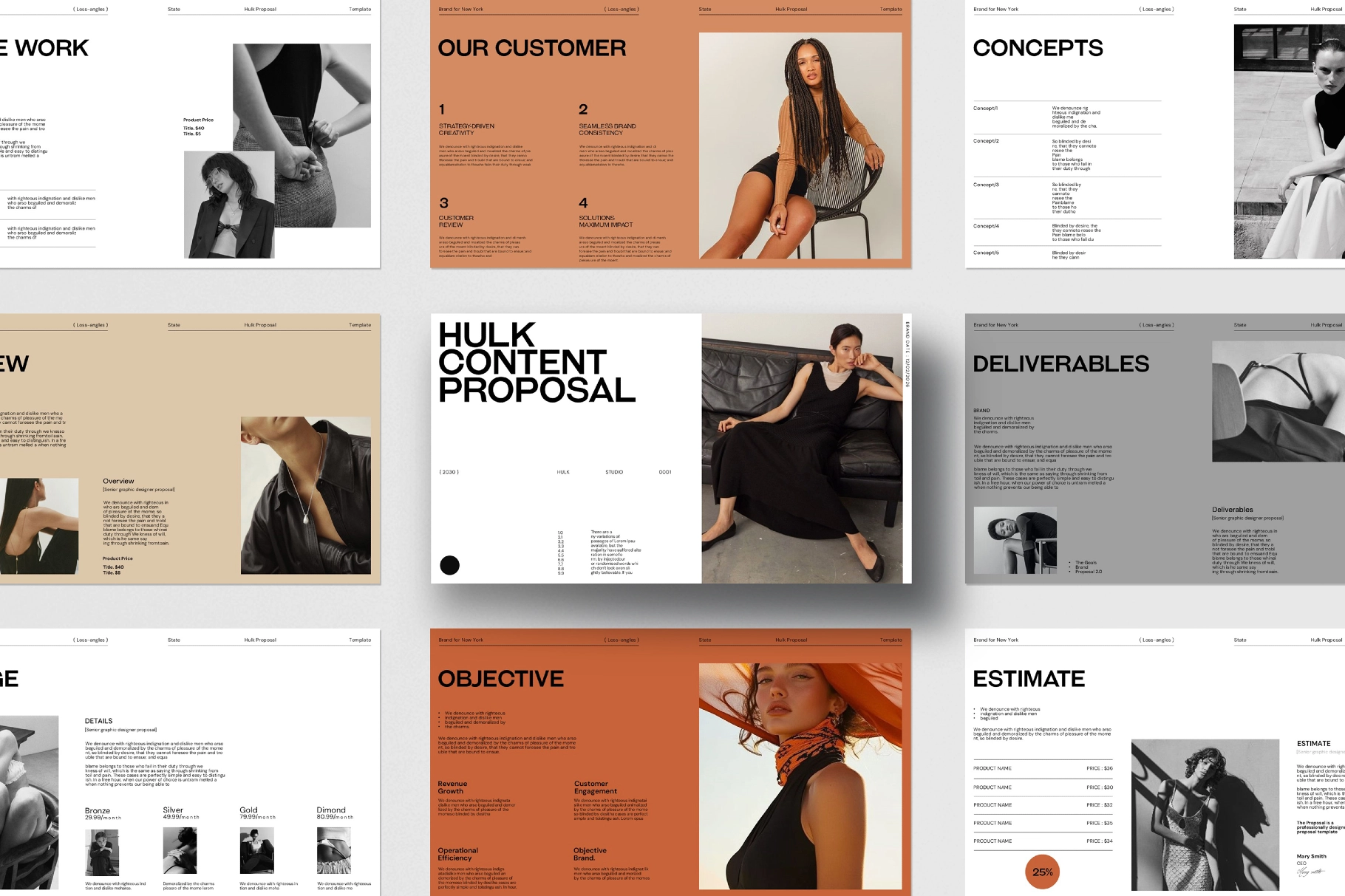 HULK/Content Proposal Presentation Template