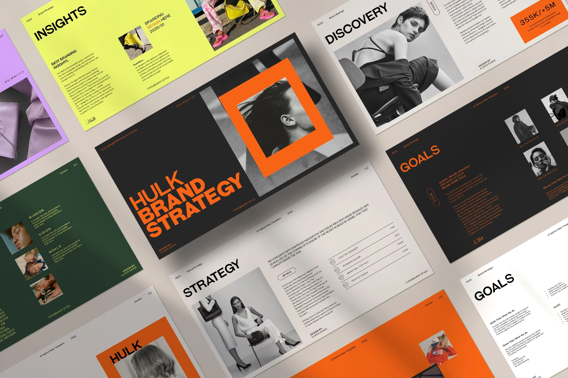 HULK/Brand Strategy Presentation Template