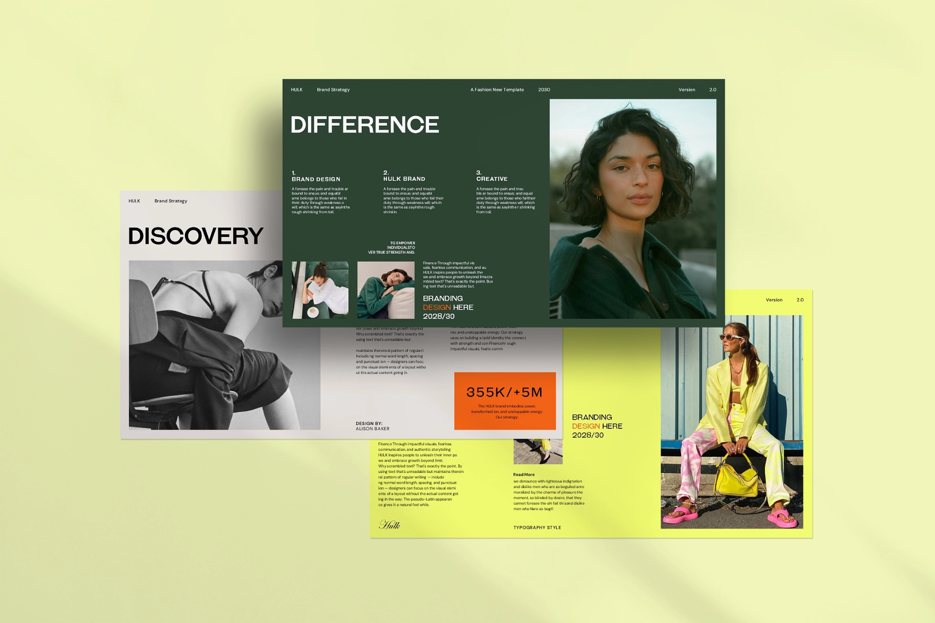 HULK/Brand Strategy Presentation Template