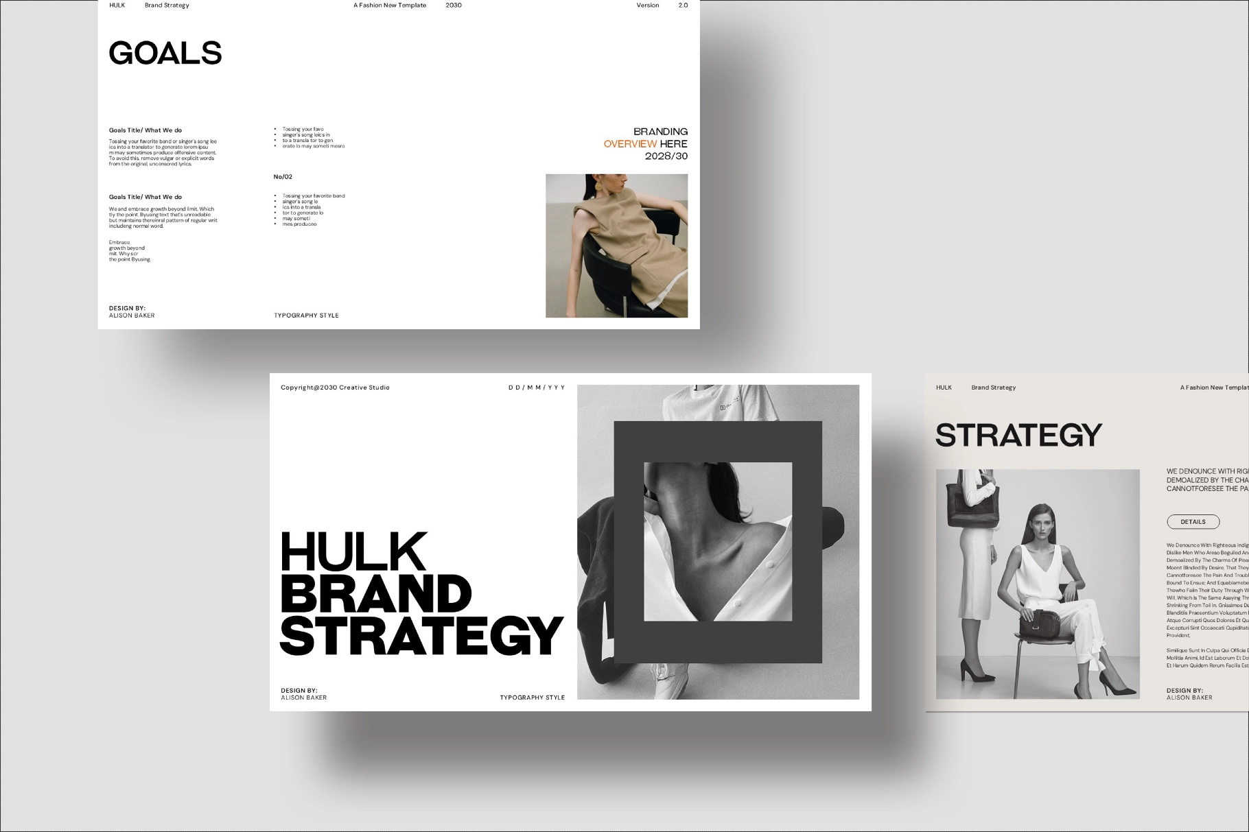 HULK/Brand Strategy Presentation Template