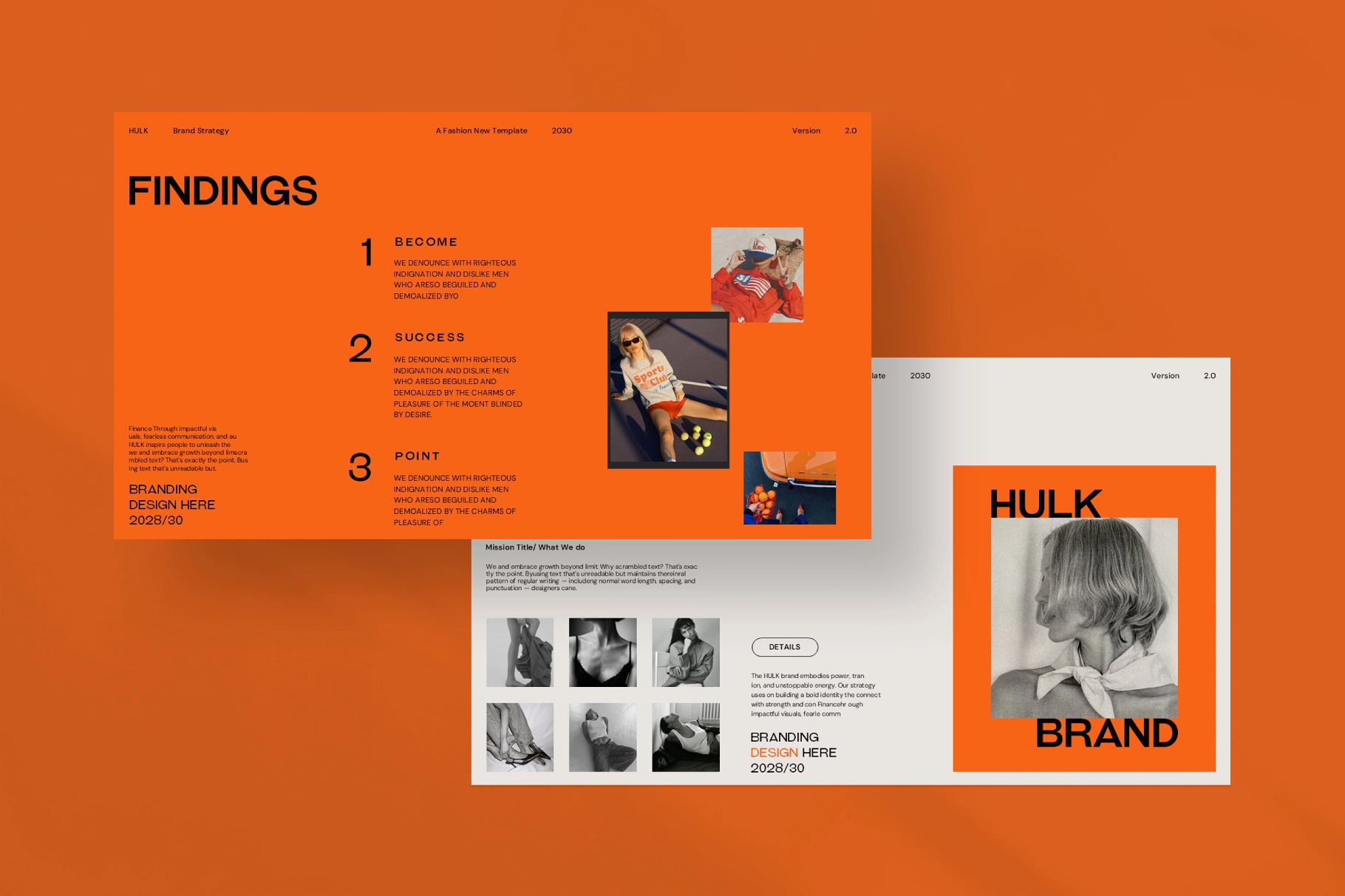HULK/Brand Strategy Presentation Template