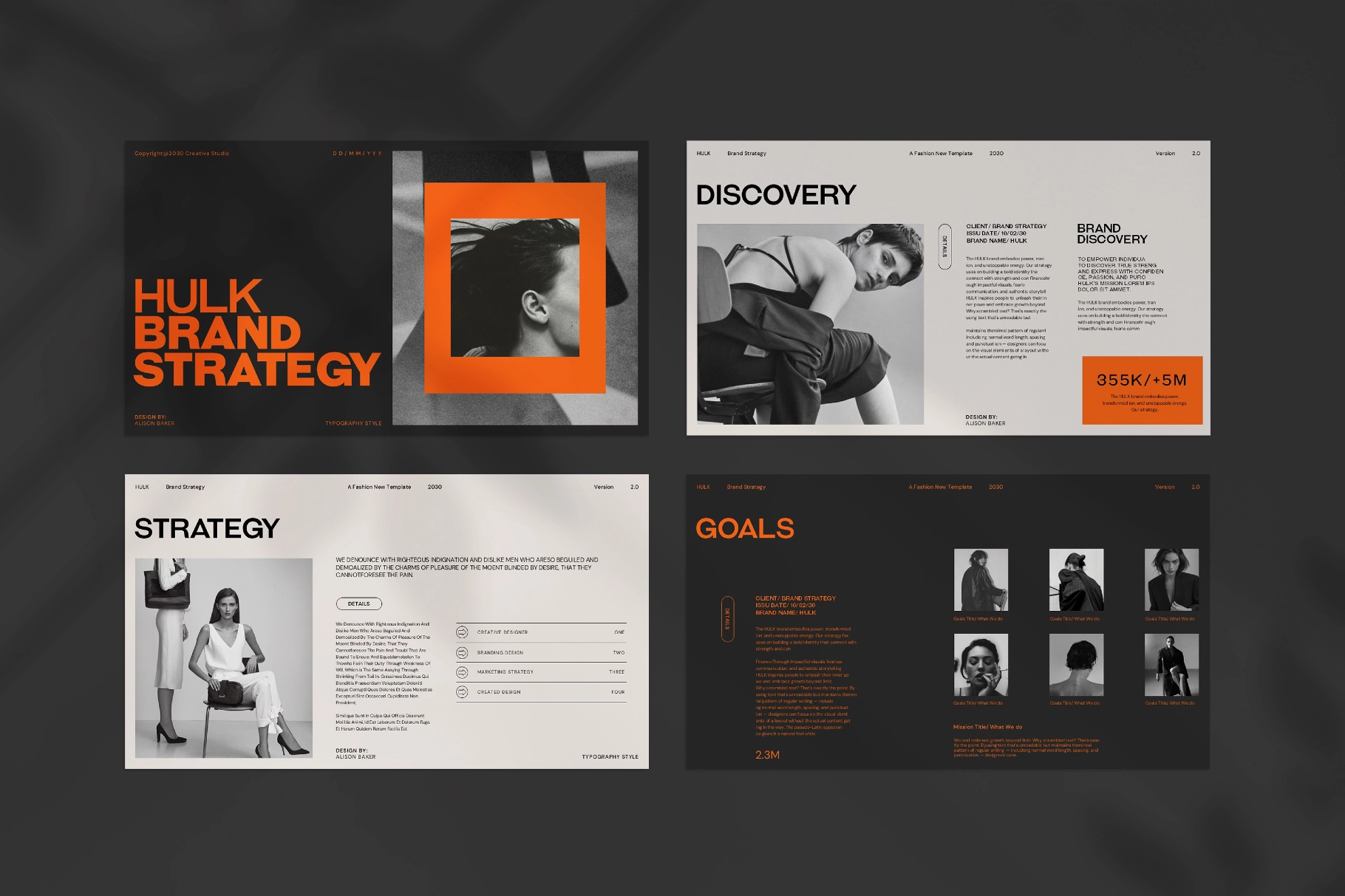 HULK/Brand Strategy Presentation Template