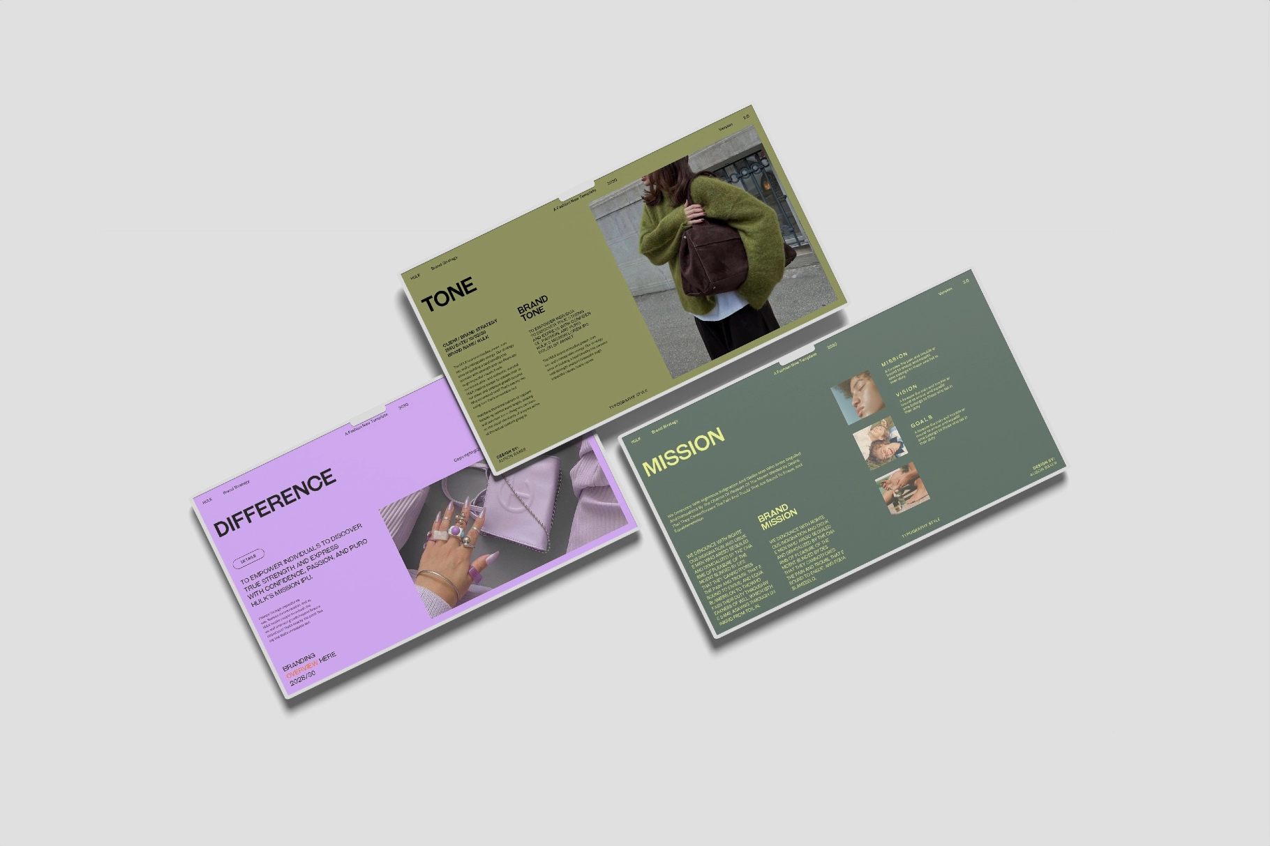 HULK/Brand Strategy Presentation Template