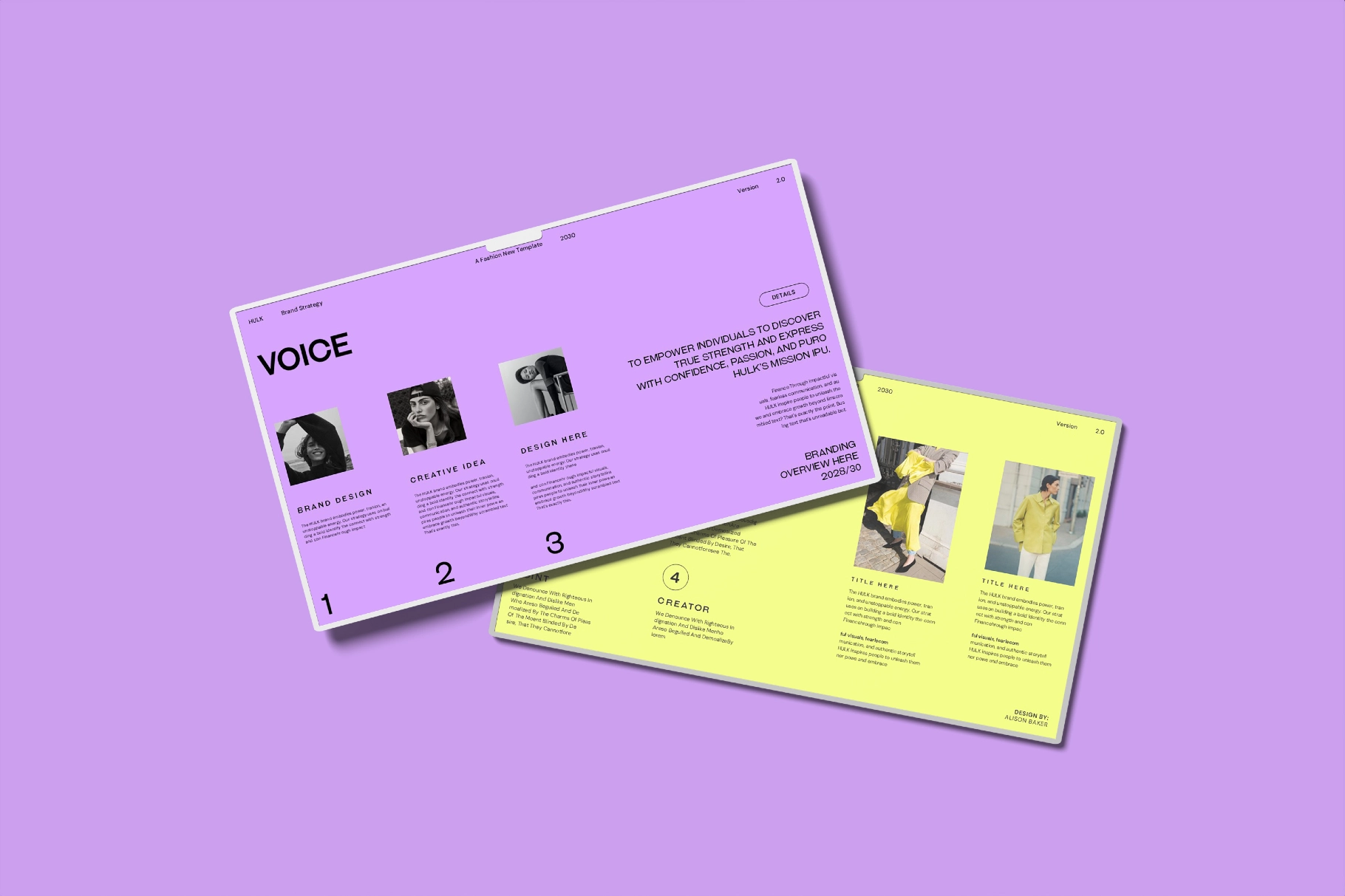 HULK/Brand Strategy Presentation Template