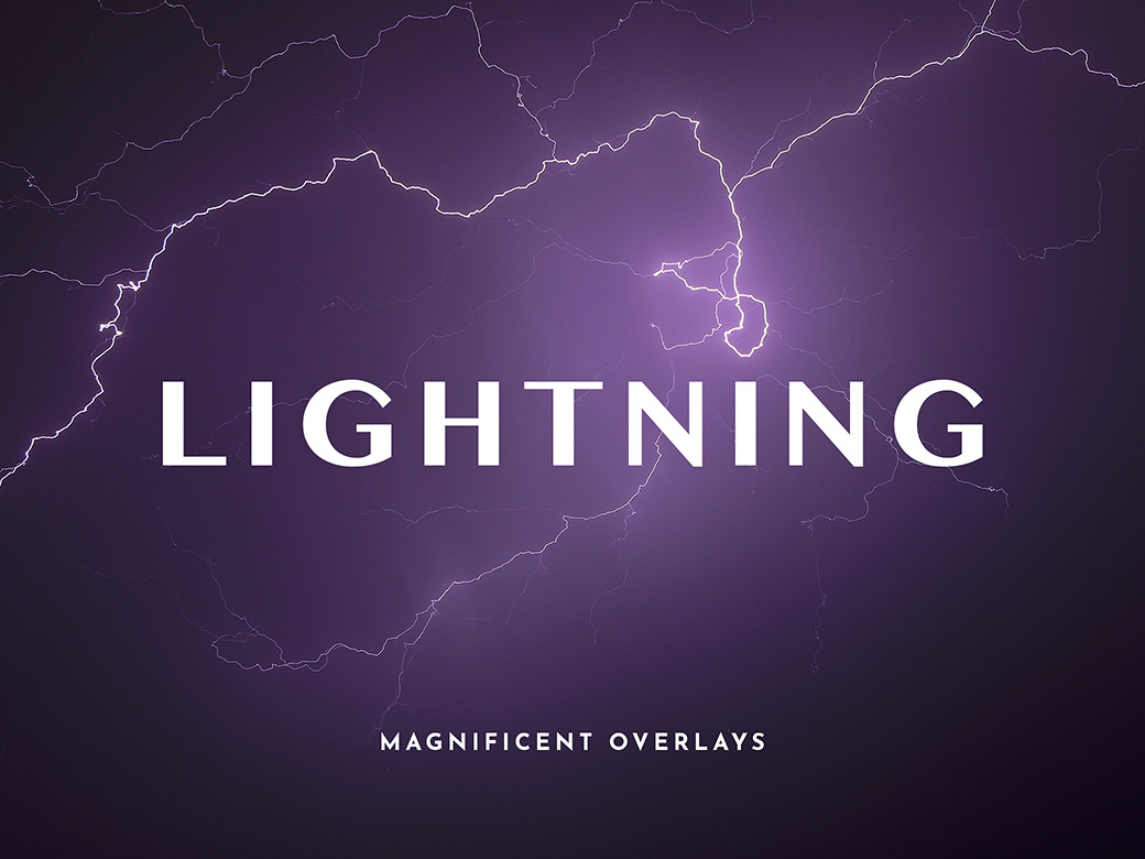 Magnificent Overlays: Lightning Textures Download for free